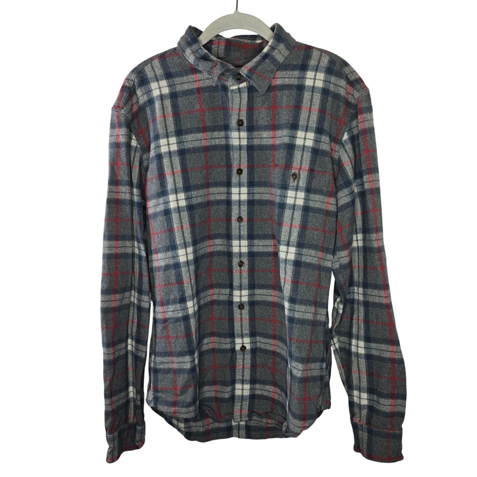 J.Crew J. Crew Mercantile Flex Plaid Button-Up Shirt Size Large Size US L / EU 52-54 / 3 - 1 Thumbnail