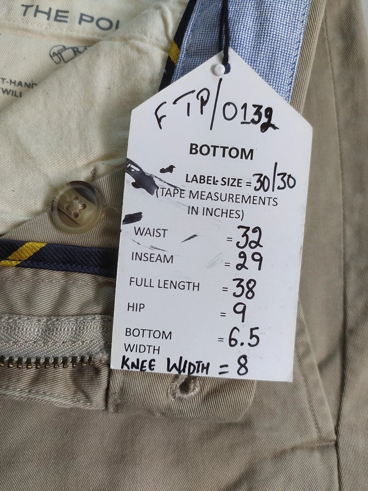 Polo Ralph Lauren Polo Ralph Lauren Slim Stretch Fit Chino Trouser FTP 0132 Size US 30 / EU 46 - 6 Thumbnail
