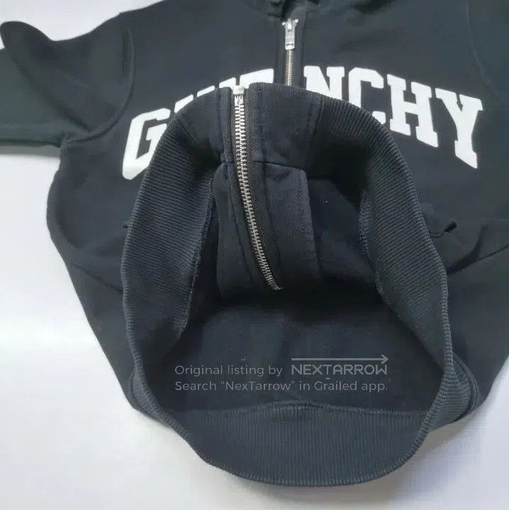 Givenchy Givenchy Kids Black Hooded Zip Jacket with Logo. Size US M / EU 48-50 / 2 - 8 Thumbnail