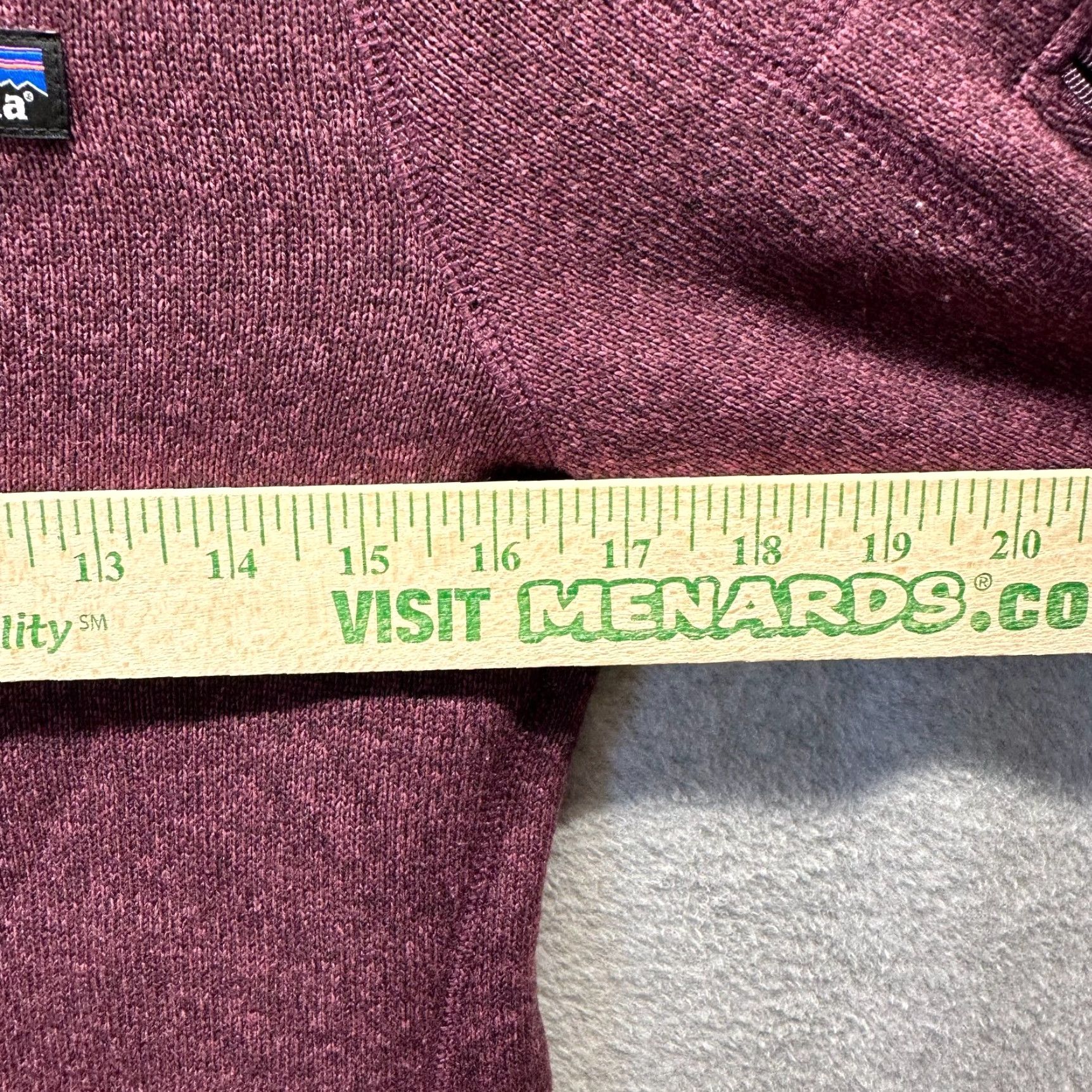 Patagonia Patagonia Sweatshirt Womens XS Red Fleece Pullover Better Sweater 80s 90s Bits & Pockets Mock Neck 1/4 Zip Pullover Size XS / US 0-2 / IT 36-38 - 7 Thumbnail