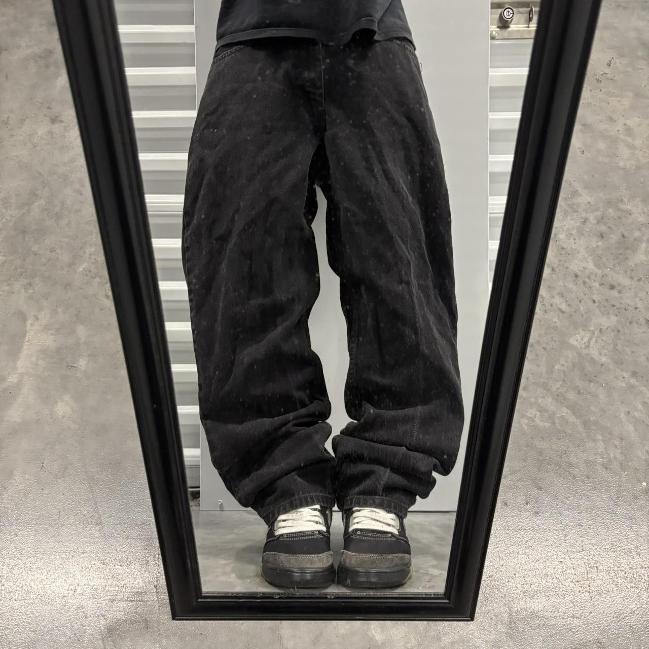 Levi's × Vintage Crazy Vintage Y2K/2000s Grunge Black Levis Essential Denim Jeans! Size US 34 / EU 50 - 1 Thumbnail