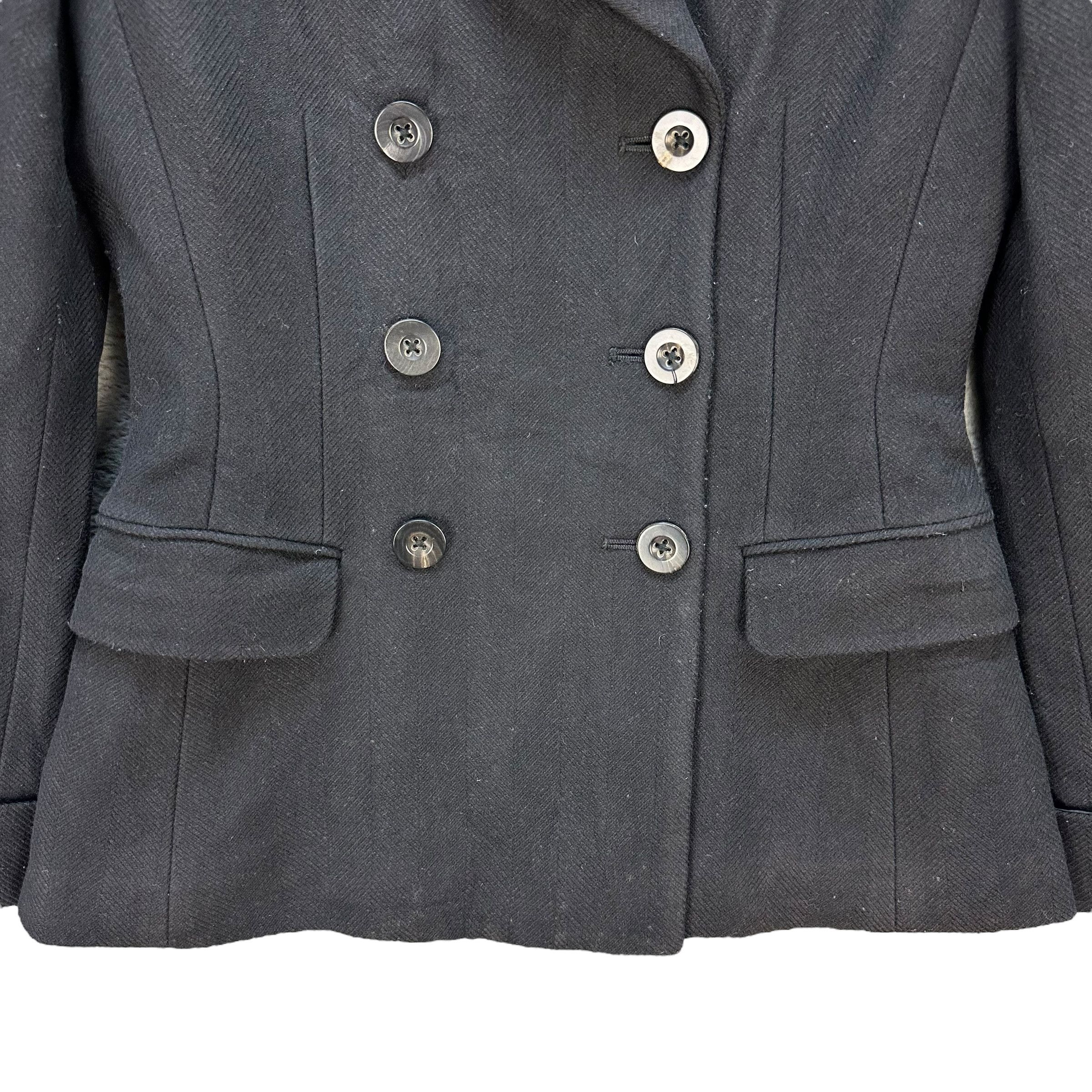 Ralph Lauren RALPH LAUREN Double Breasted Wool Coat Jacket #A39-0881 Size S / US 4 / IT 40 - 3 Thumbnail