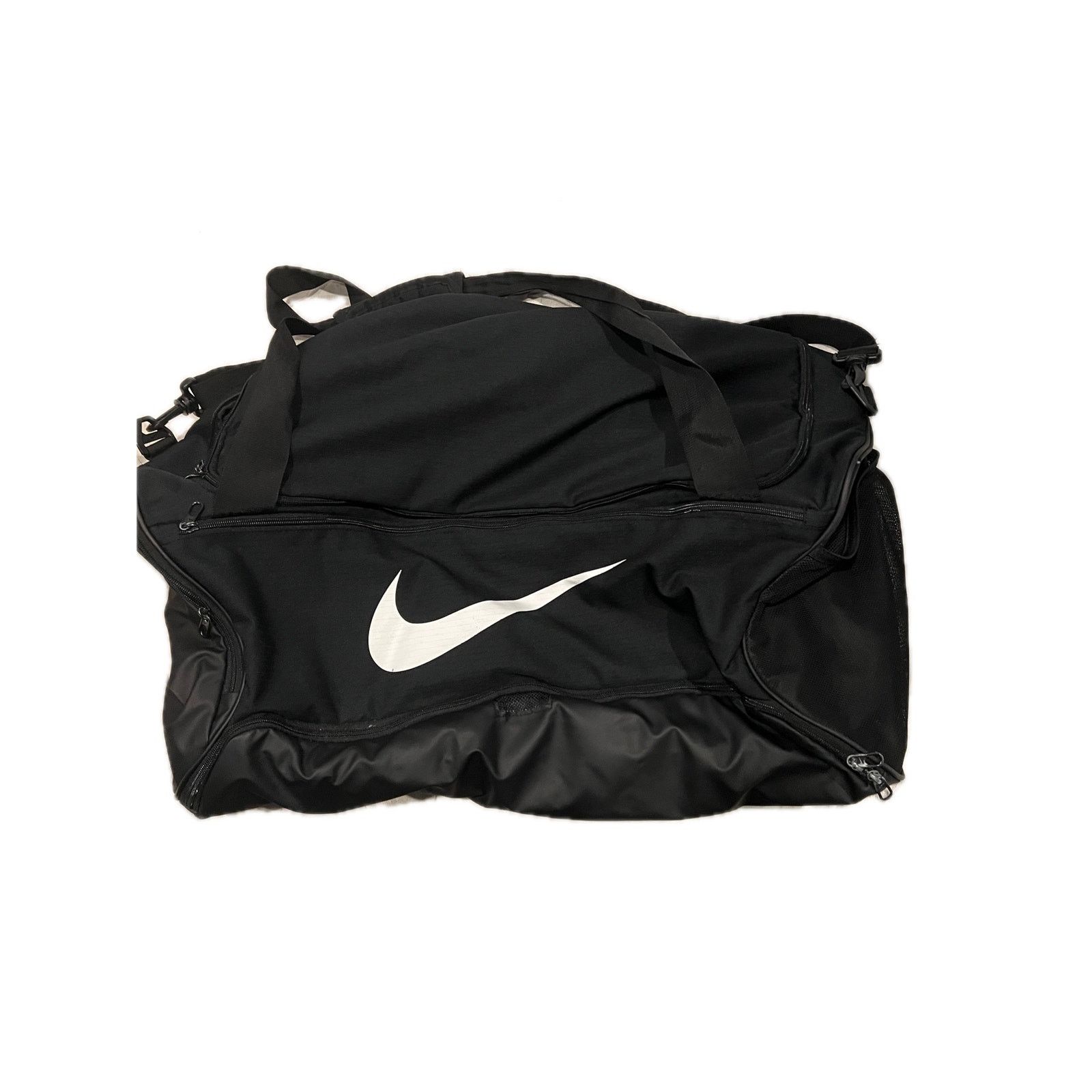 Nike Nike Brasilia 9.5 Black Medium 60L Duffel Gym Bag Size ONE SIZE - 1 Thumbnail
