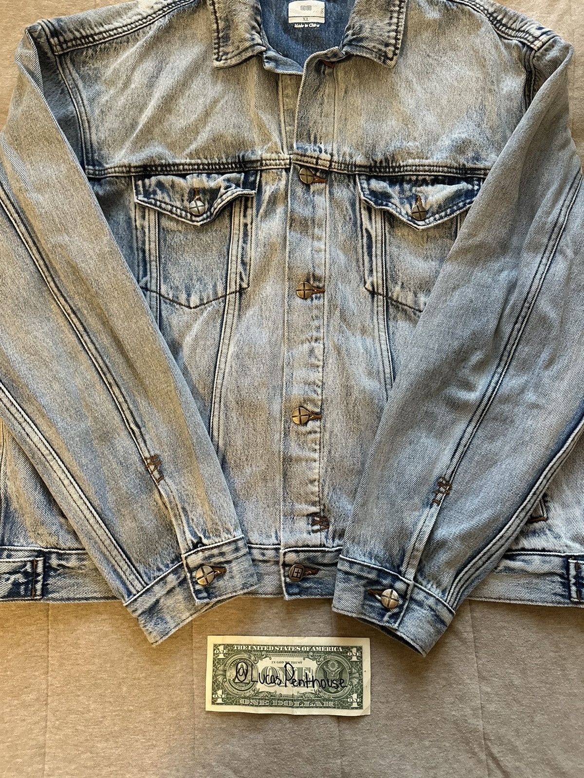 Ksubi Ksubi Acid Washed Denim Jacket Size US XL / EU 56 / 4 - 3 Thumbnail