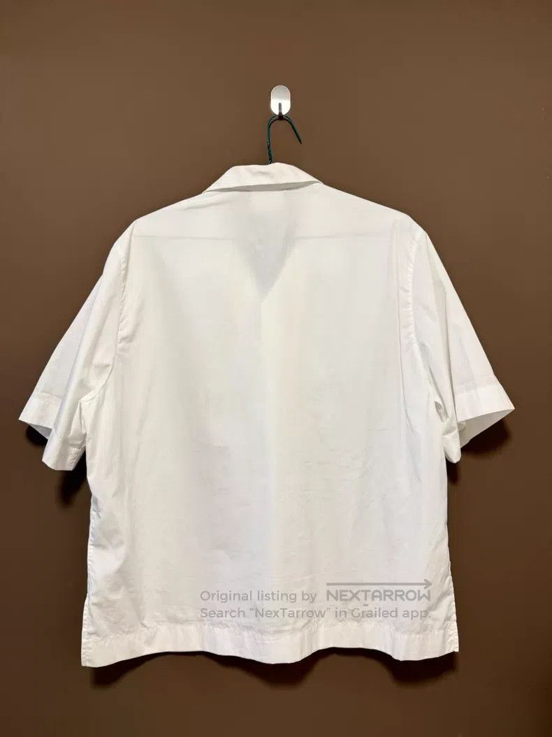 Givenchy Givenchy White Letter Print Short Sleeve Shirt Size US M / EU 48-50 / 2 - 2 Thumbnail