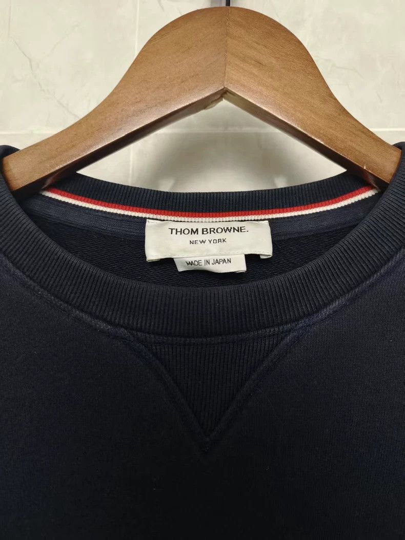 Thom Browne Thom BrowneClassic four-bar sweatshirt 2503-Nextarrow Size US XL / EU 56 / 4 - 3 Thumbnail