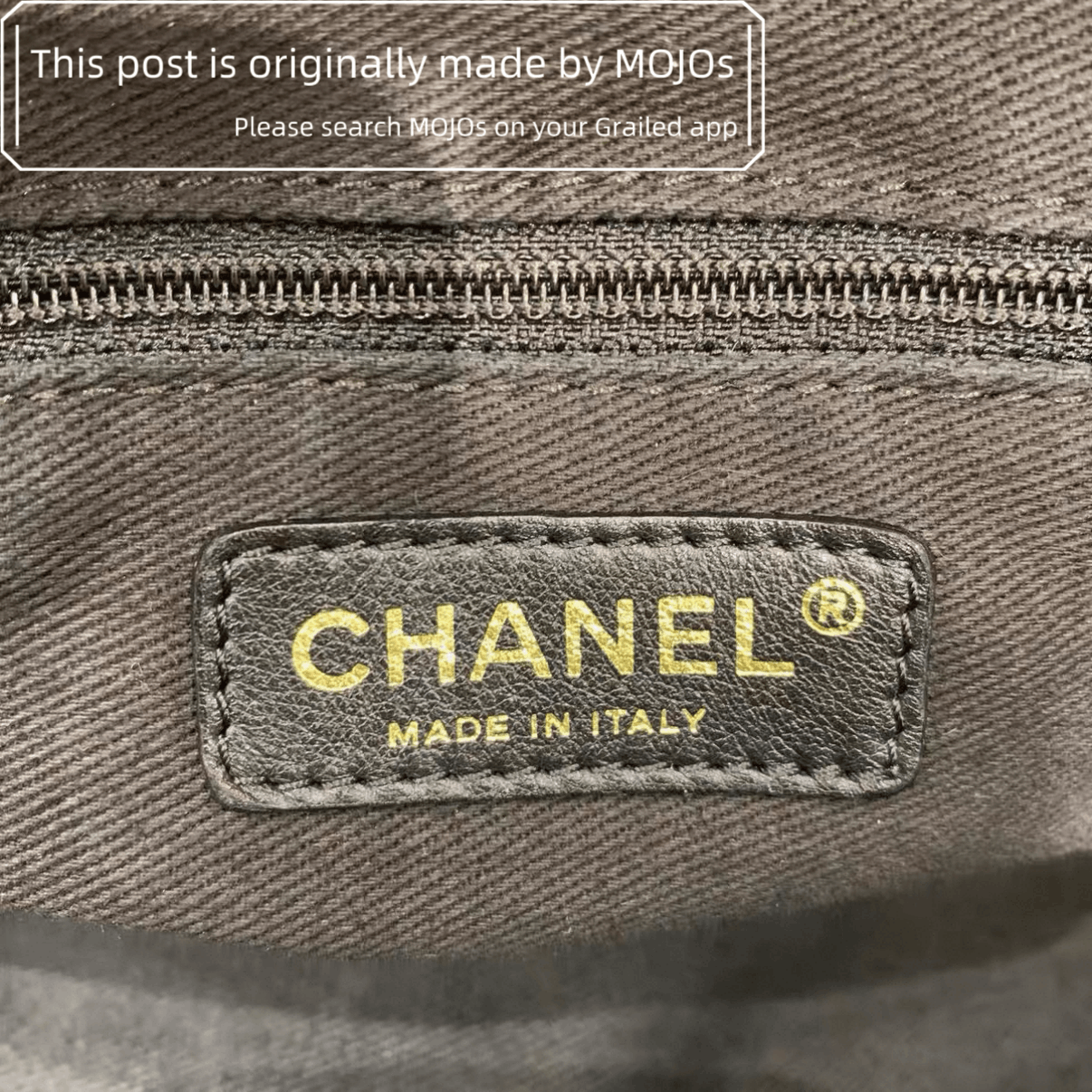 Chanel Chanel Vintage Canvas Full Print Gym Bag mojos174129 Size ONE SIZE - 3 Thumbnail