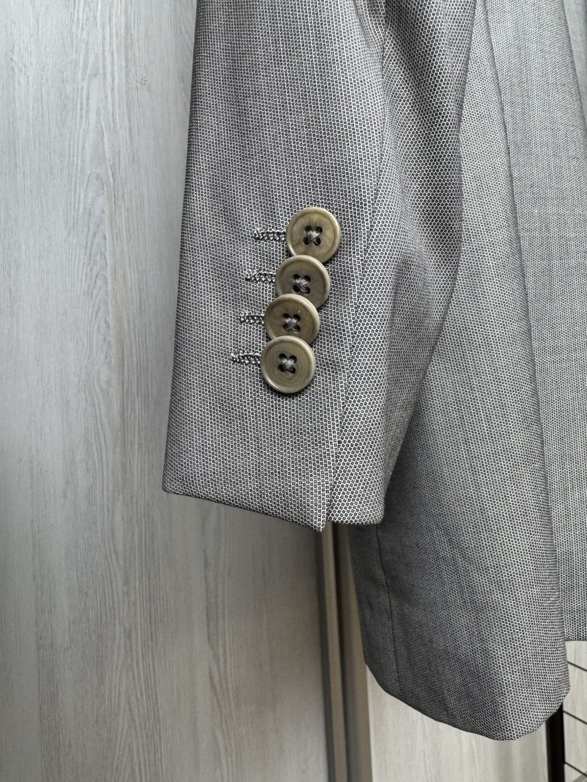 Ermenegildo Zegna Ermenegildo Zegna Trofeo silk double breasted blazer coat Size 42R - 9 Thumbnail