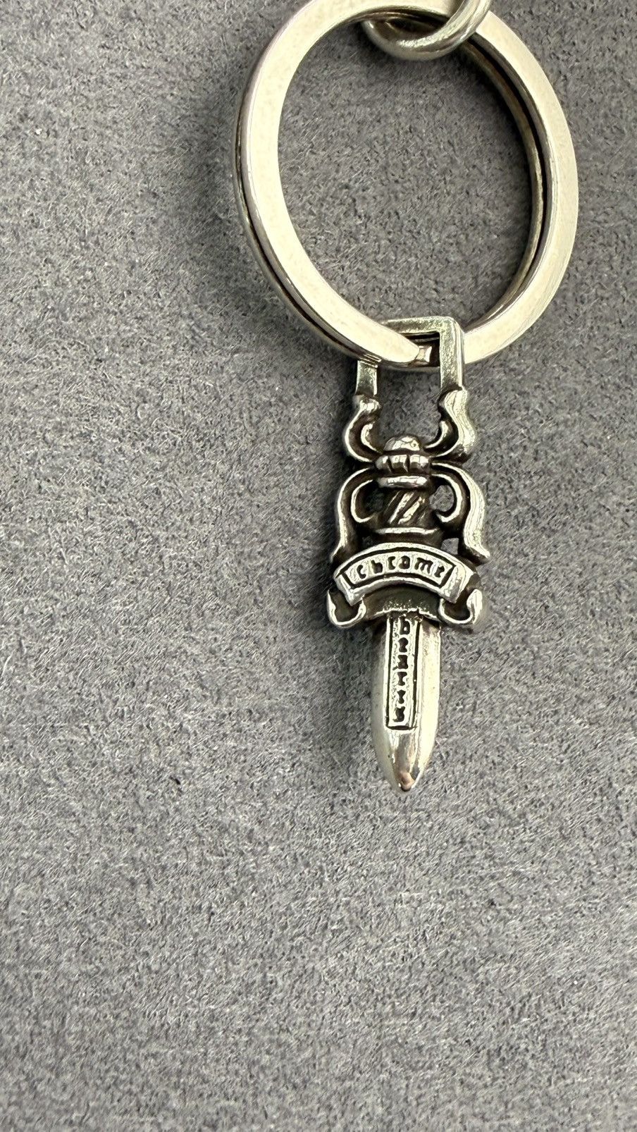 Chrome Hearts Chrome Hearts Cross & Dagger Keychain Silver 925 New Size ONE SIZE - 7 Thumbnail