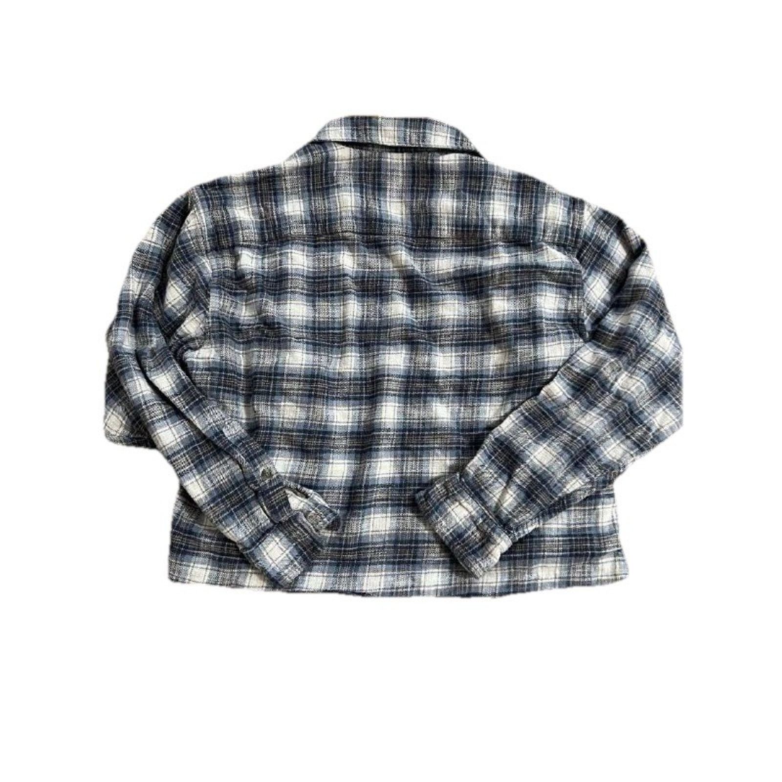 Abercrombie & Fitch Abercrombie & Fitch Shirt blue plaid Medium A001579 Size M / US 6-8 / IT 42-44 - 6 Thumbnail
