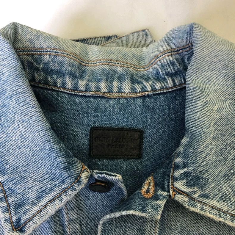 Saint Laurent Paris Saint Laurent Paris Washed denim jacket-2506 Size US S / EU 44-46 / 1 - 4 Thumbnail