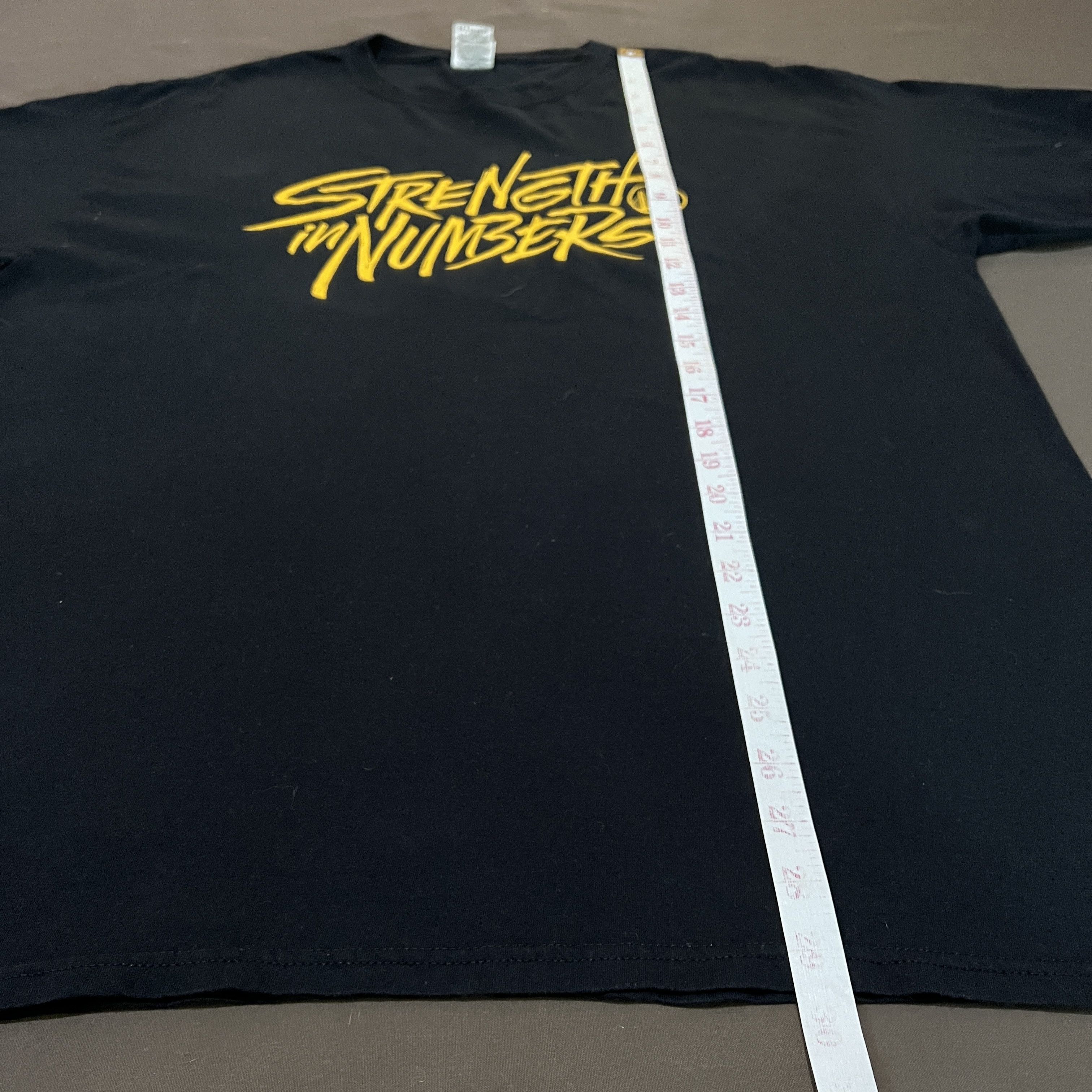 NBA × Vintage Vintage Y2K Warriors Strength In Numbers Promo Tee XL Size US XL / EU 56 / 4 - 8 Thumbnail