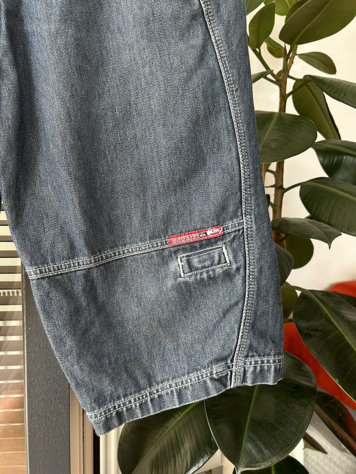 Quiksilver × Vintage Vintage 90’s Quickjean Wide Baggy Shorts Jorts Size US 30 / EU 46 - 3 Thumbnail