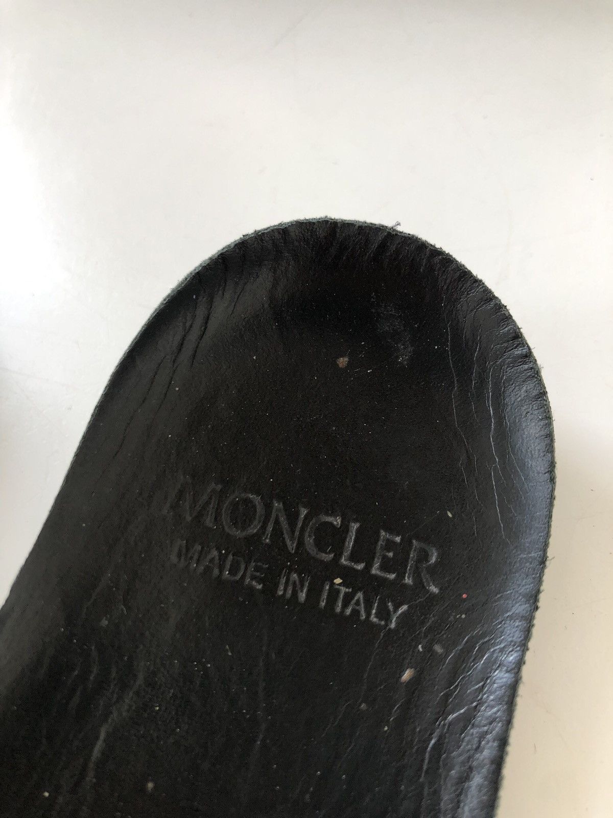Moncler Moncler Logo Patch Hi-Top Leather Sneakers Size US 6 / IT 36 - 14 Thumbnail