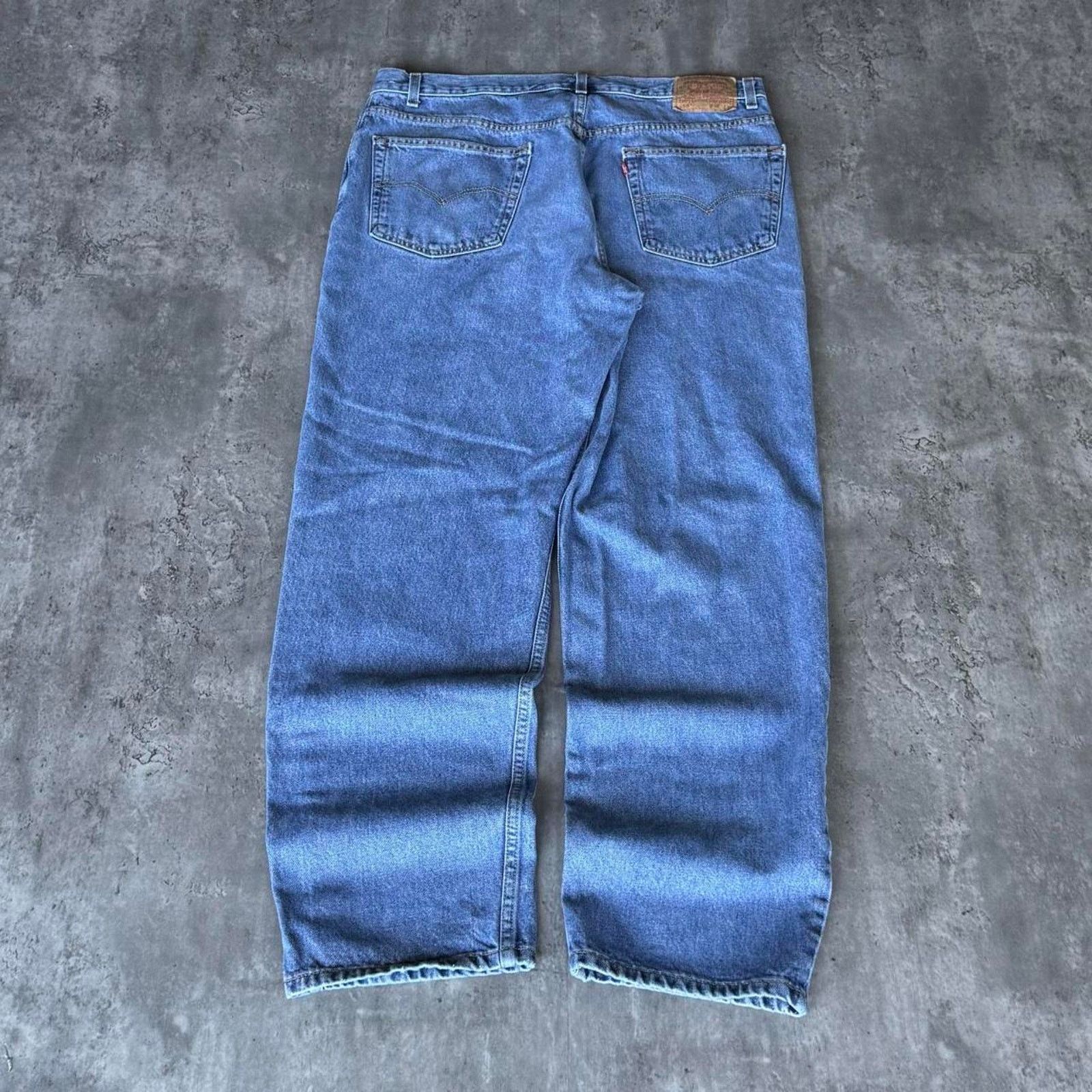 Levi's × Levi's Vintage Clothing × Vintage Vintage Y2K Levi’s 550 Relaxed Fit Streetwear Denim Jeans Size US 38 / EU 54 - 1 Thumbnail