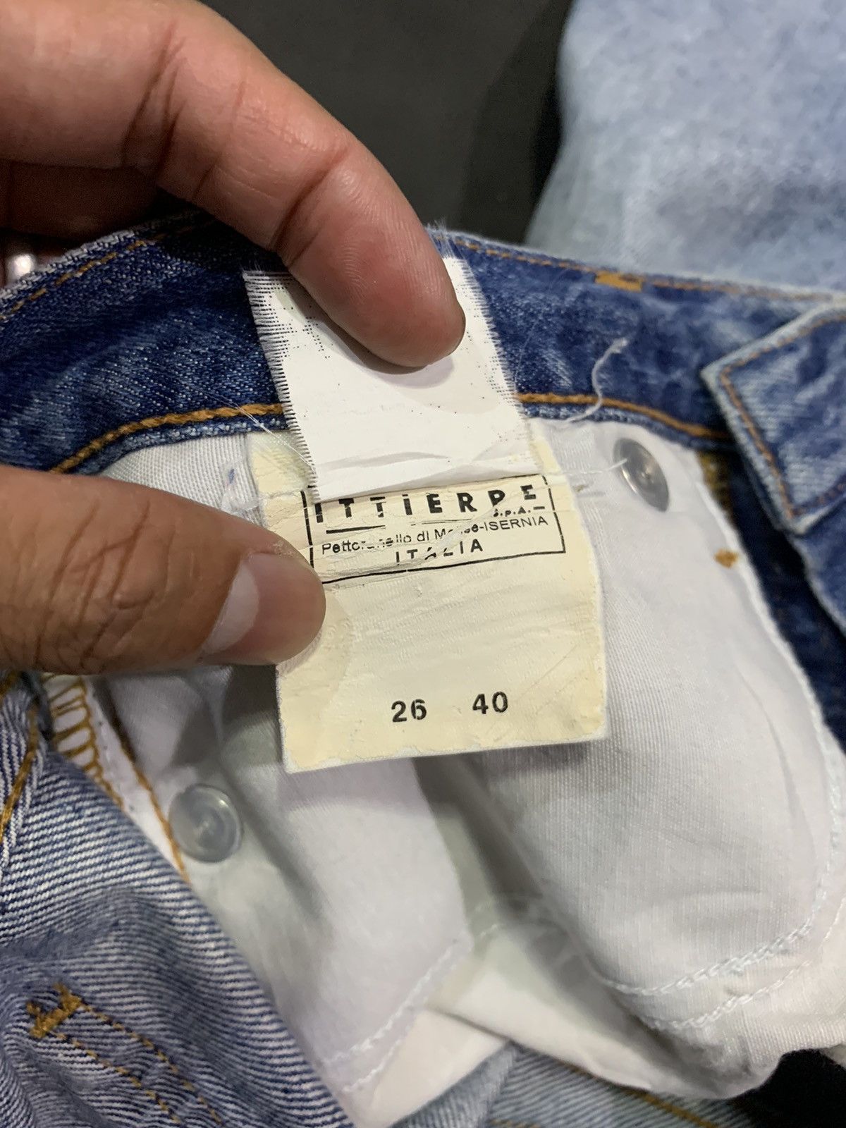 Versace 🖤BLACKDAY🖤Versace distressed flared jeans Size 31" - 6 Thumbnail