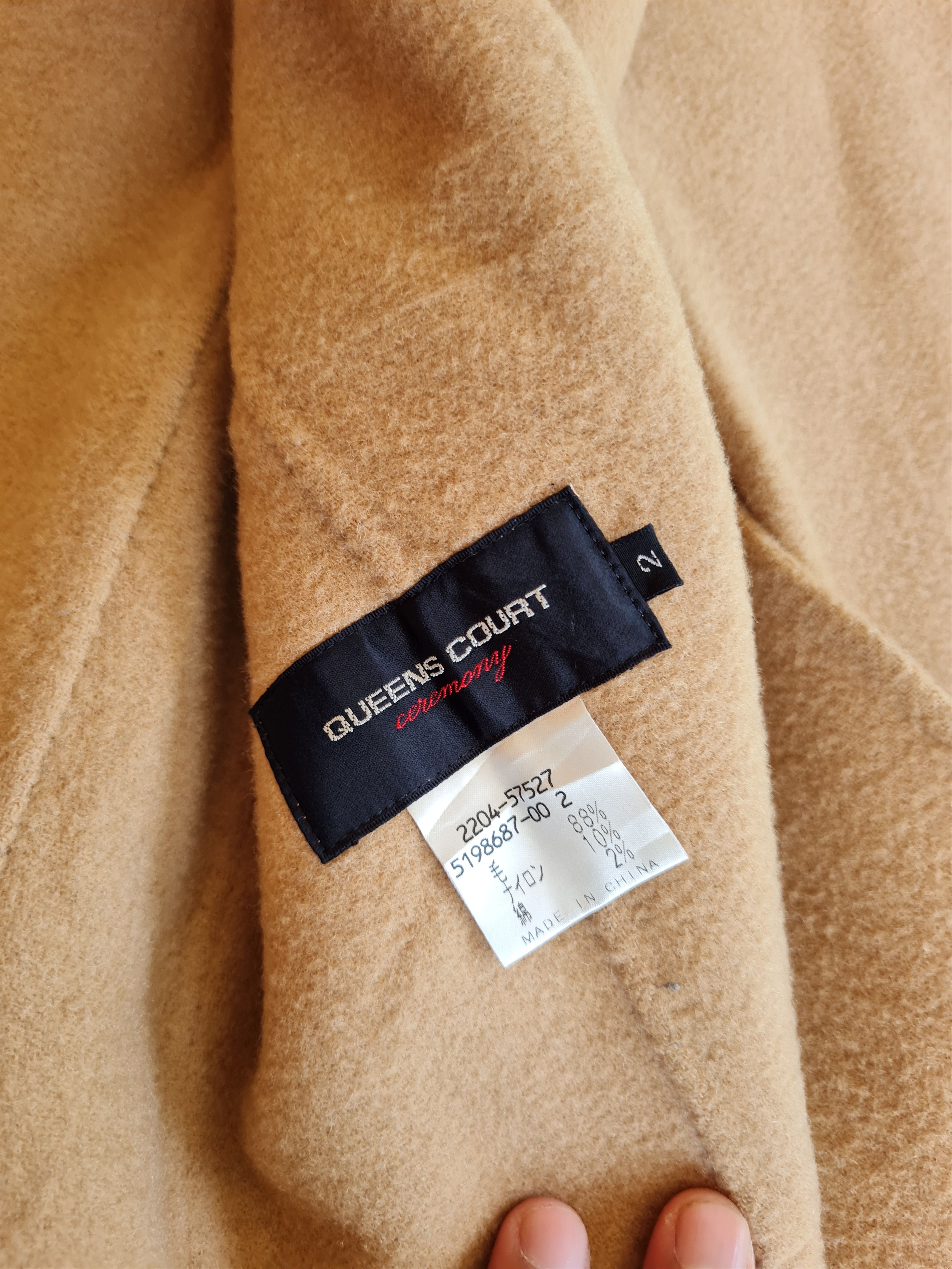 Japanese Brand Queen Court Wool Long Jacket Size US M / EU 48-50 / 2 - 7 Thumbnail