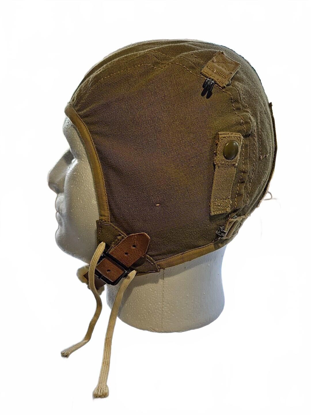 Designer WW2 US Army Air Force Flight Helmet A-9 Size Medium Size ONE SIZE - 1 Thumbnail