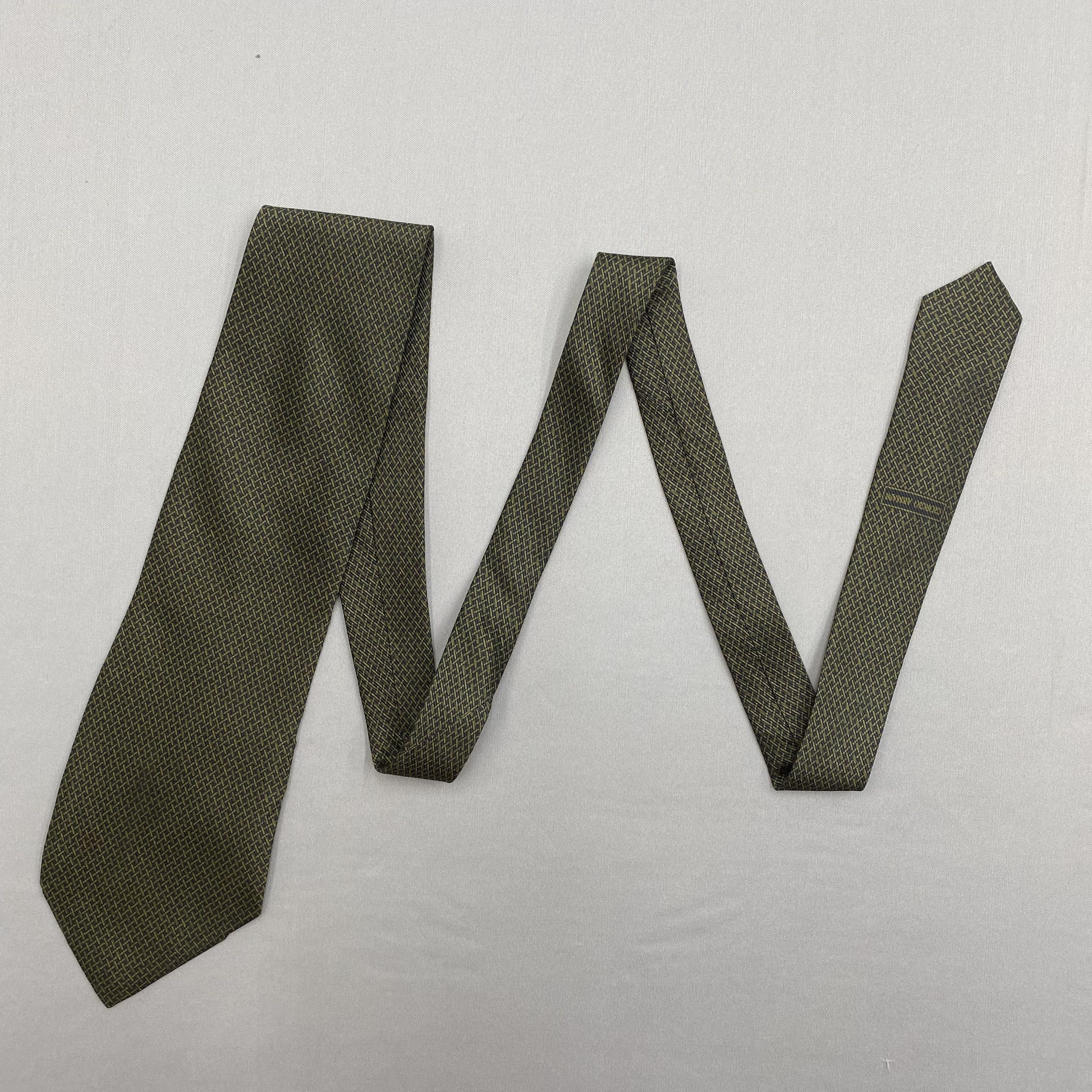 Giorgio Armani Vintage Giorgio Armani SILK Necktie Cravate Pure Silk Size ONE SIZE - 5 Thumbnail