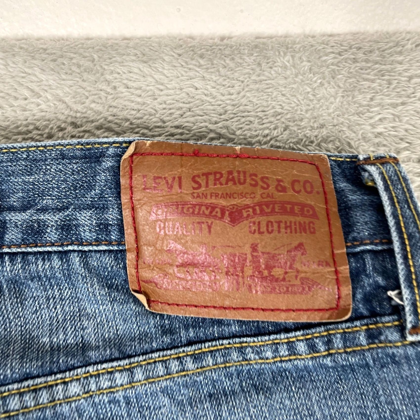 Levi's Levi's 514 Jeans Mens 34x34 Blue Slim Straight Leg Denim Y2K Skater Size US 34 / EU 50 - 7 Thumbnail