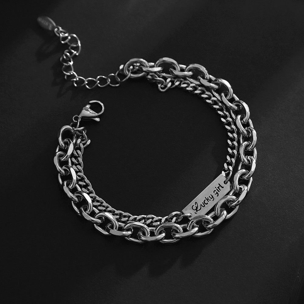 Jewelry New Trend Bracelet Y2K Punk Chain Gotch Bracelets Chains Size ONE SIZE - 2 Thumbnail