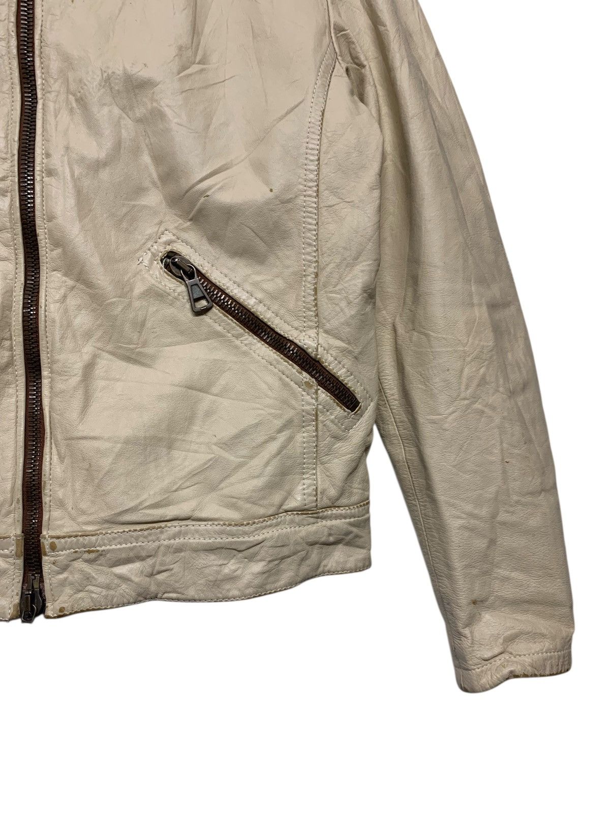 Genuine Leather × Leather Della Casa Marcello Pampaloni Leather Rider Jacket Size US M / EU 48-50 / 2 - 8 Thumbnail