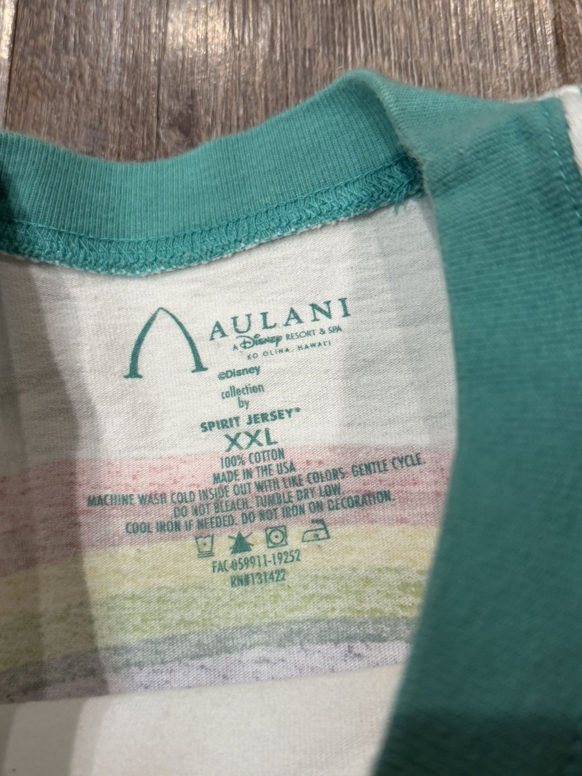 Disney Disney Parks Aulani Resort Rainbow Olu Mel Spirit Jersey Size US XXL / EU 58 / 5 - 5 Thumbnail