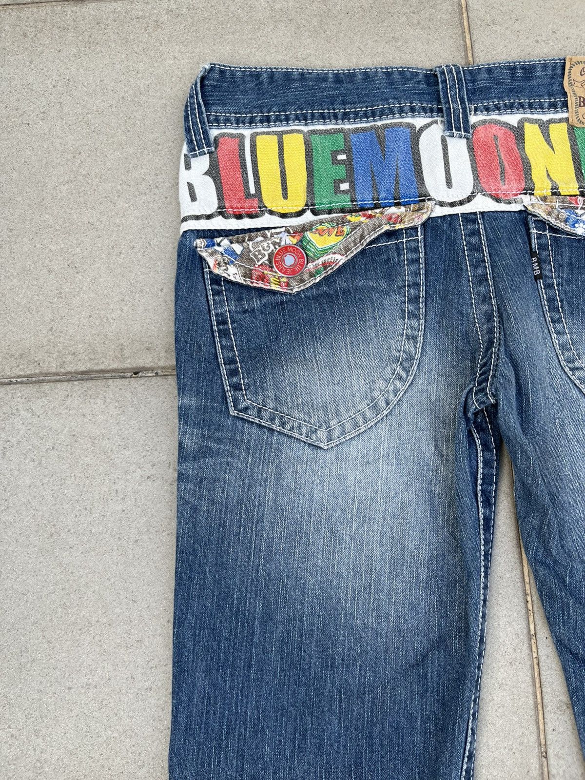 Blue Blue Japan Blue Moon Blue Iconic Japanese Brand Jeans Size US 30 / EU 46 - 10 Thumbnail