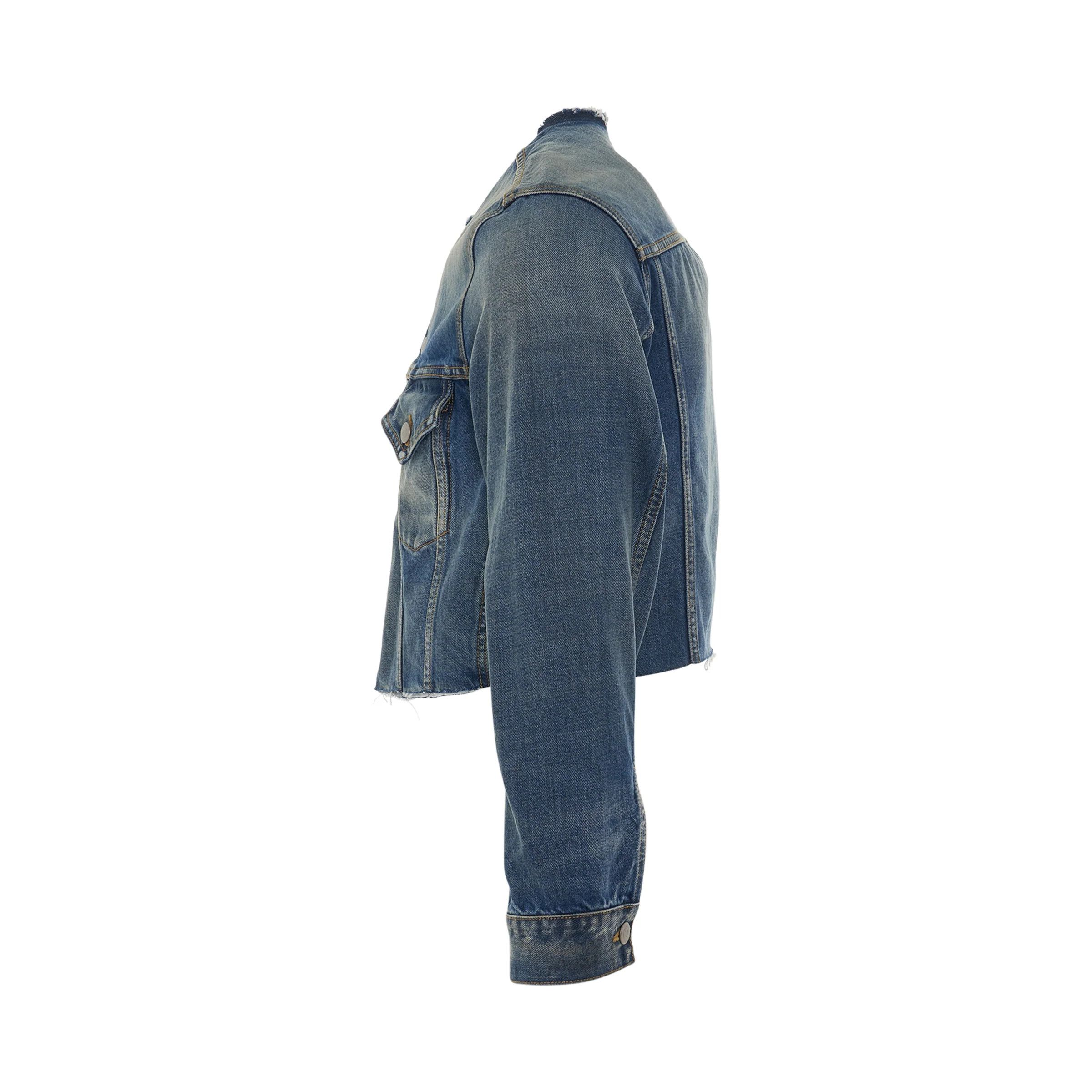 Maison Margiela o1mris0824 Denim Jacket in Indigo Size US L / EU 52-54 / 3 - 3 Thumbnail