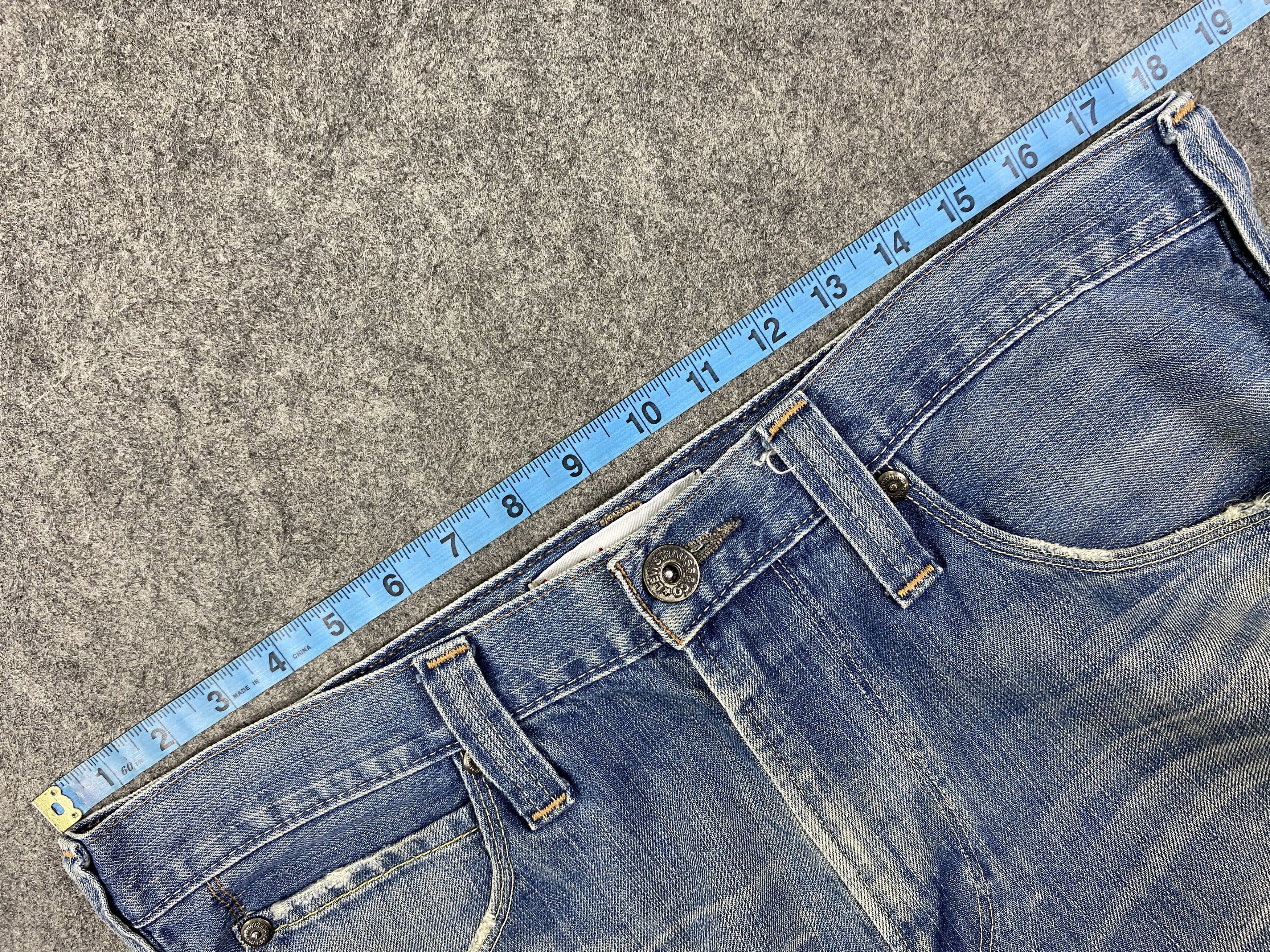 Japanese Brand Distressed Blue Levi's 504 Jeans 36x31.5 Denim -JN1987 Size US 36 / EU 52 - 5 Thumbnail