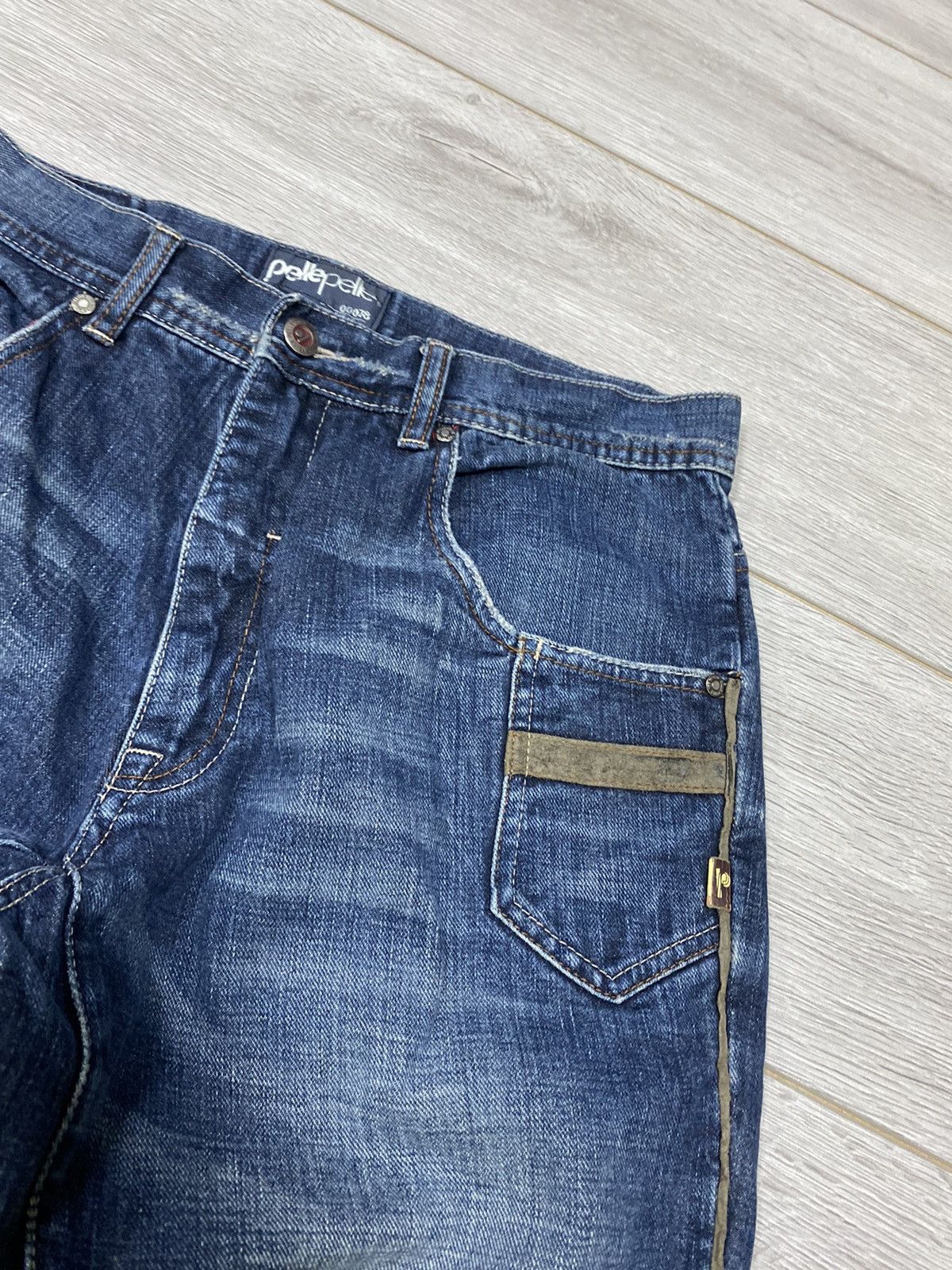 Pelle Pelle Pelle Pelle vintage wide jeans Size US 32 / EU 48 - 9 Thumbnail