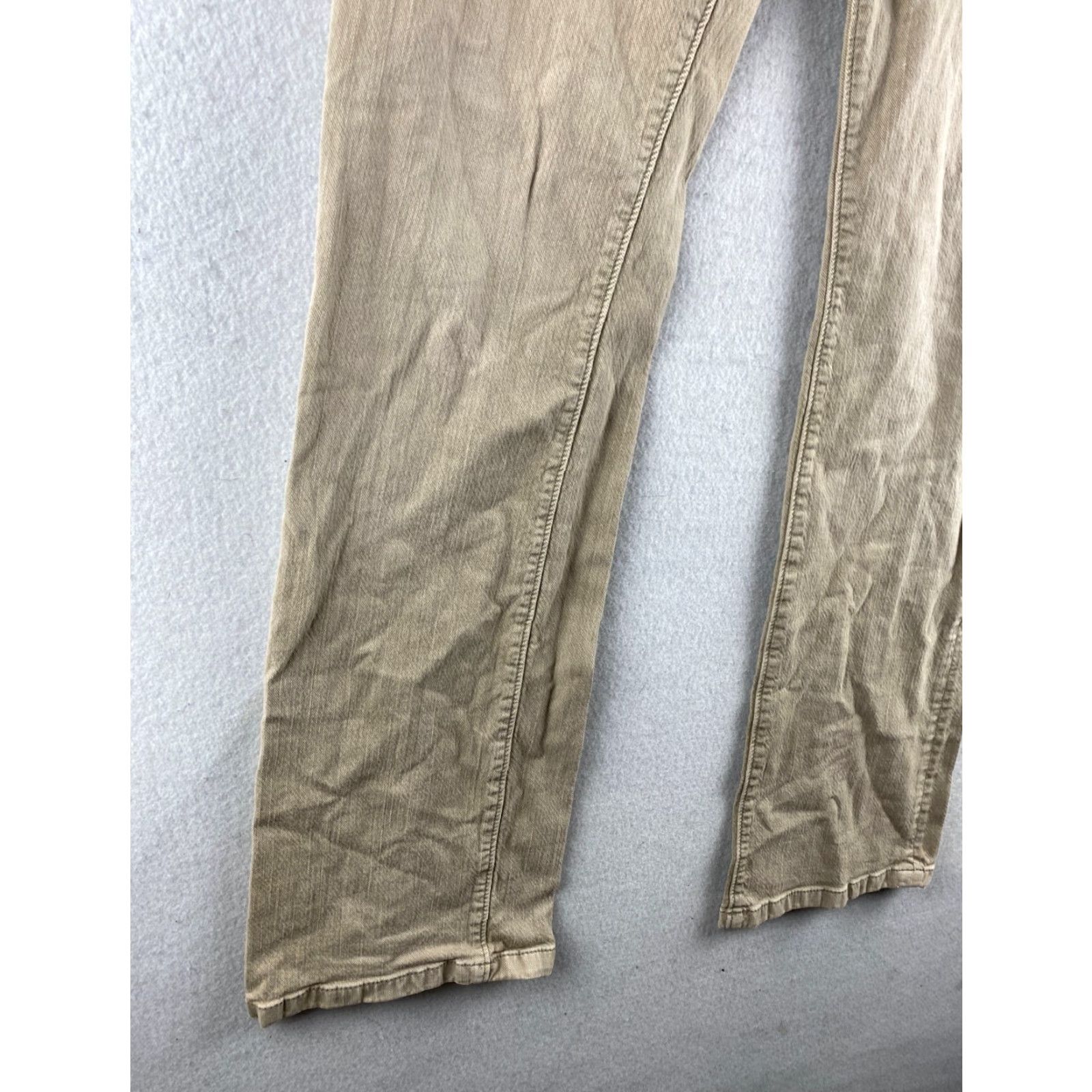 Vintage Pilcro and the Letterpress Jeans Womens 30 Beige Straight Leg Low-Rise Denim Shirt? Size 30" / US 8 / IT 44 - 4 Thumbnail