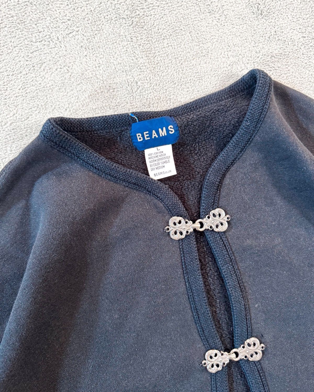 Beams Japan Beams Cardigan with Chinese Style Knotted Frog Closure Size US L / EU 52-54 / 3 - 3 Thumbnail
