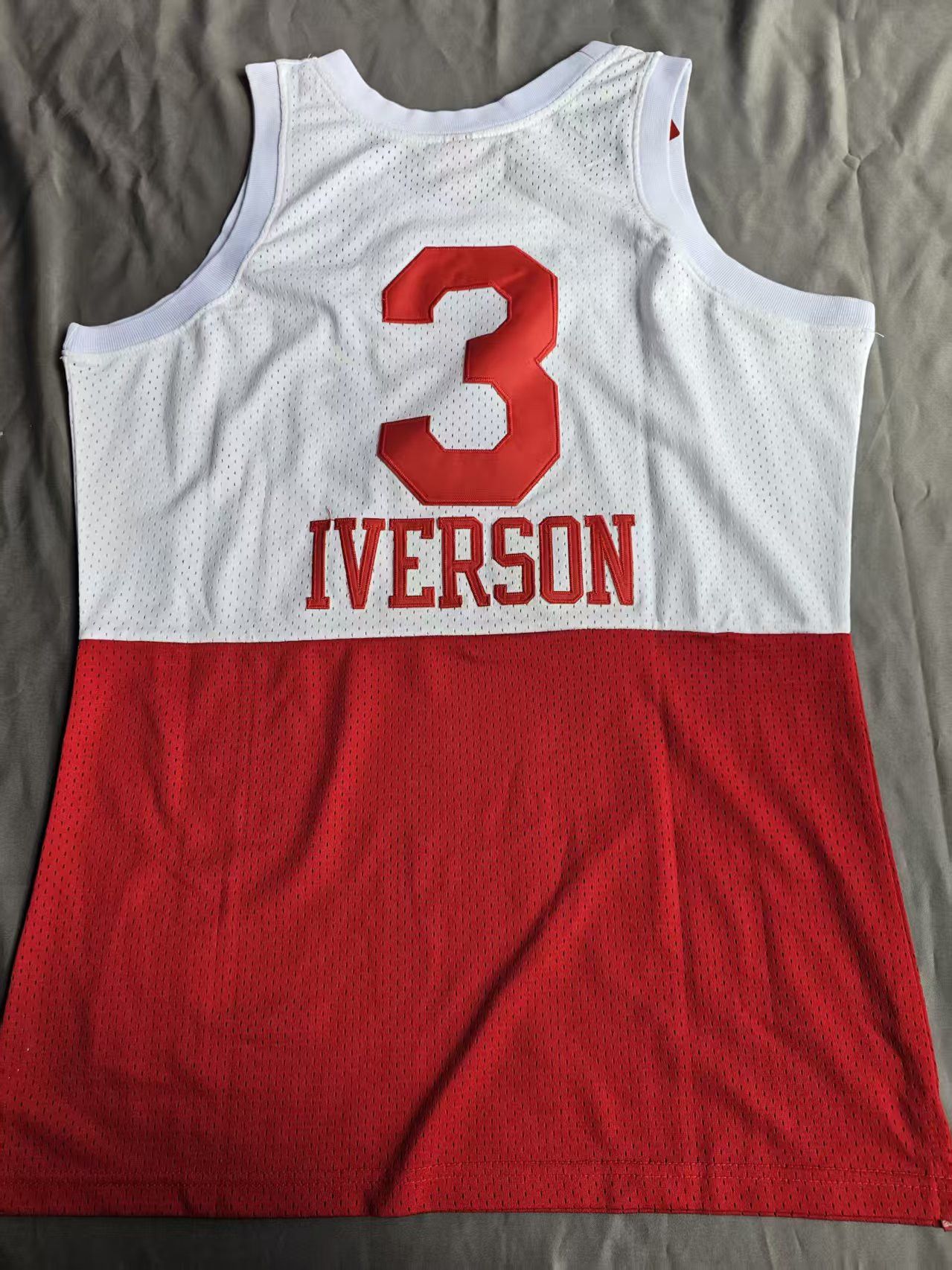 NBA #3 Allen Iverson Johnson Jersey 76ers 2003 04 Size US XXL / EU 58 / 5 - 2 Thumbnail