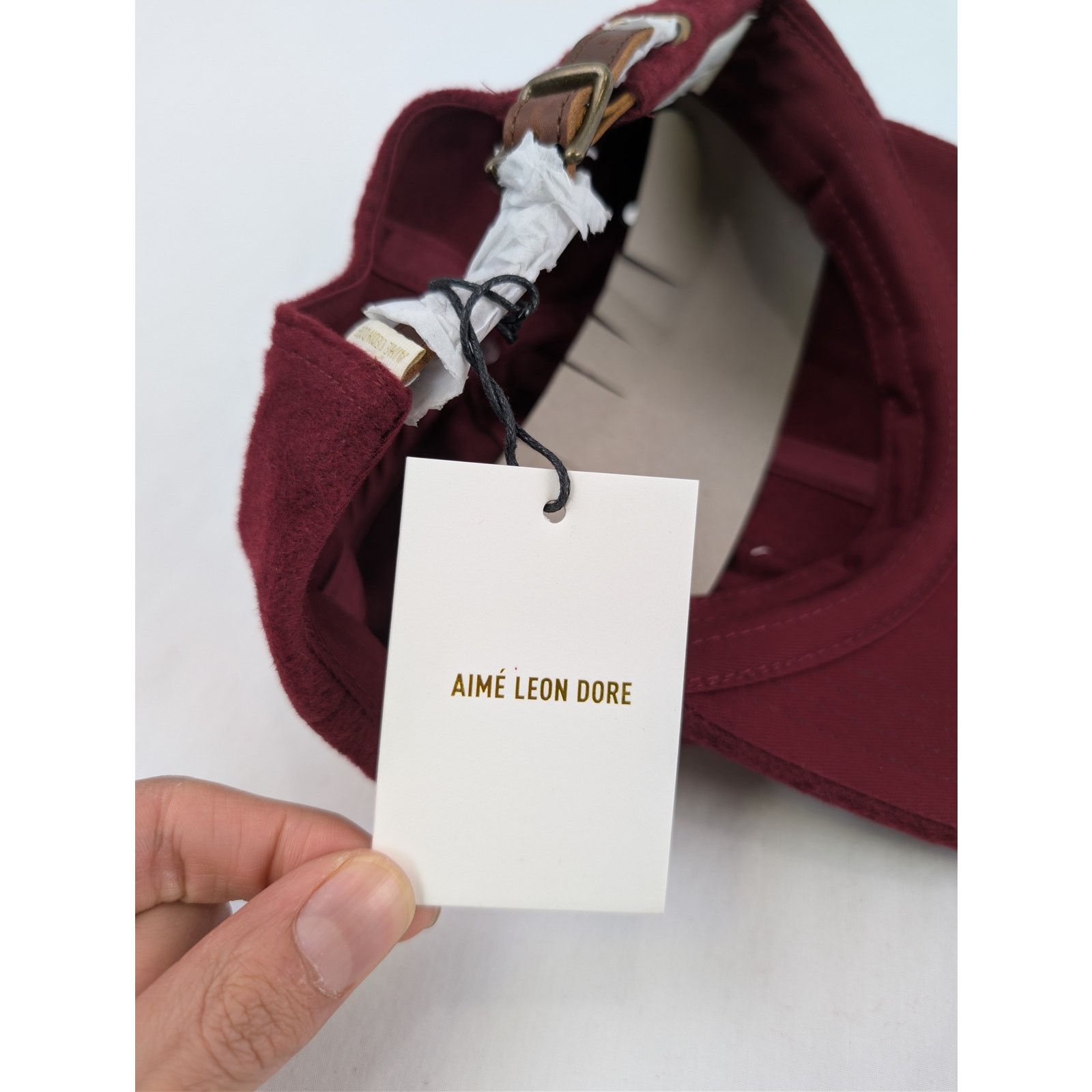 Aime Leon Dore o1rshd1 Size: OS / Bullion Patch Hat Beanie Cap / Hat Merlot Size ONE SIZE - 13 Thumbnail