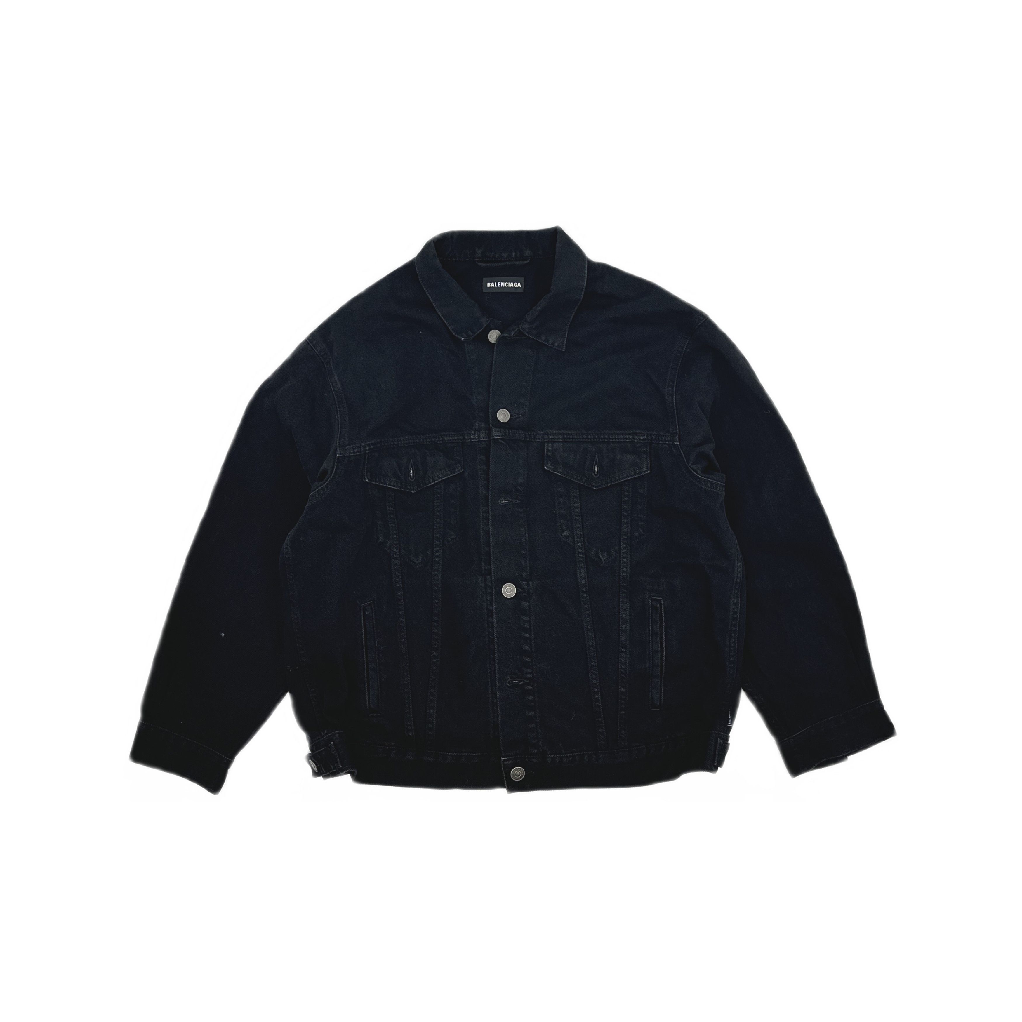 Balenciaga Balenciaga Gas Gauge Denim Jacket Size 46 Size US S / EU 44-46 / 1 - 1 Thumbnail