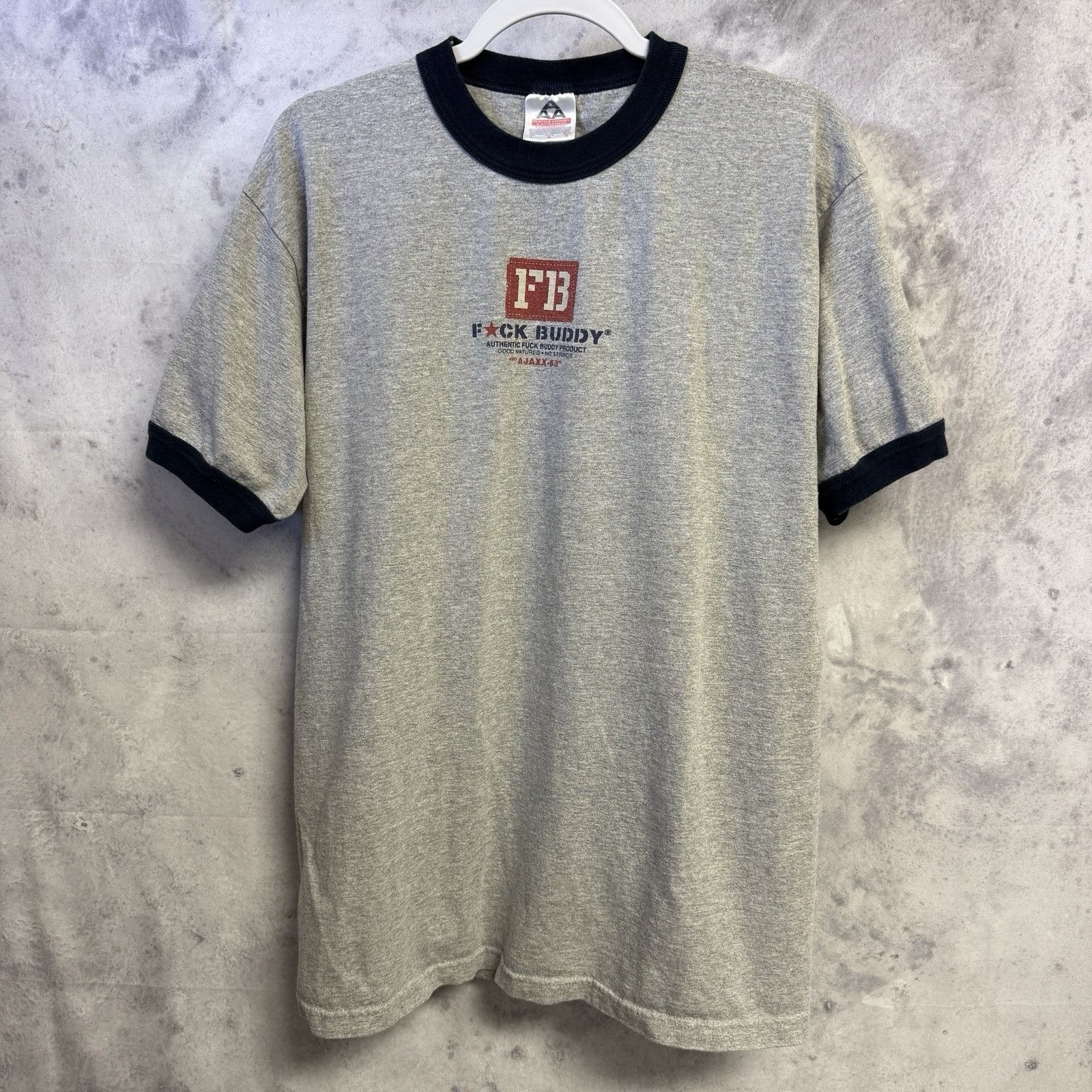Vintage Vintage F*ck Buddy Skate T Shirt Mens 90s Y2K Streetwear Size US L / EU 52-54 / 3 - 3 Thumbnail