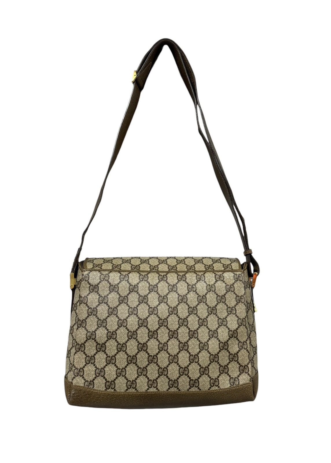 Gucci Vtg🔥Gucci Monogram GG Supreme Sling Bag Made In Italy Size ONE SIZE - 4 Thumbnail