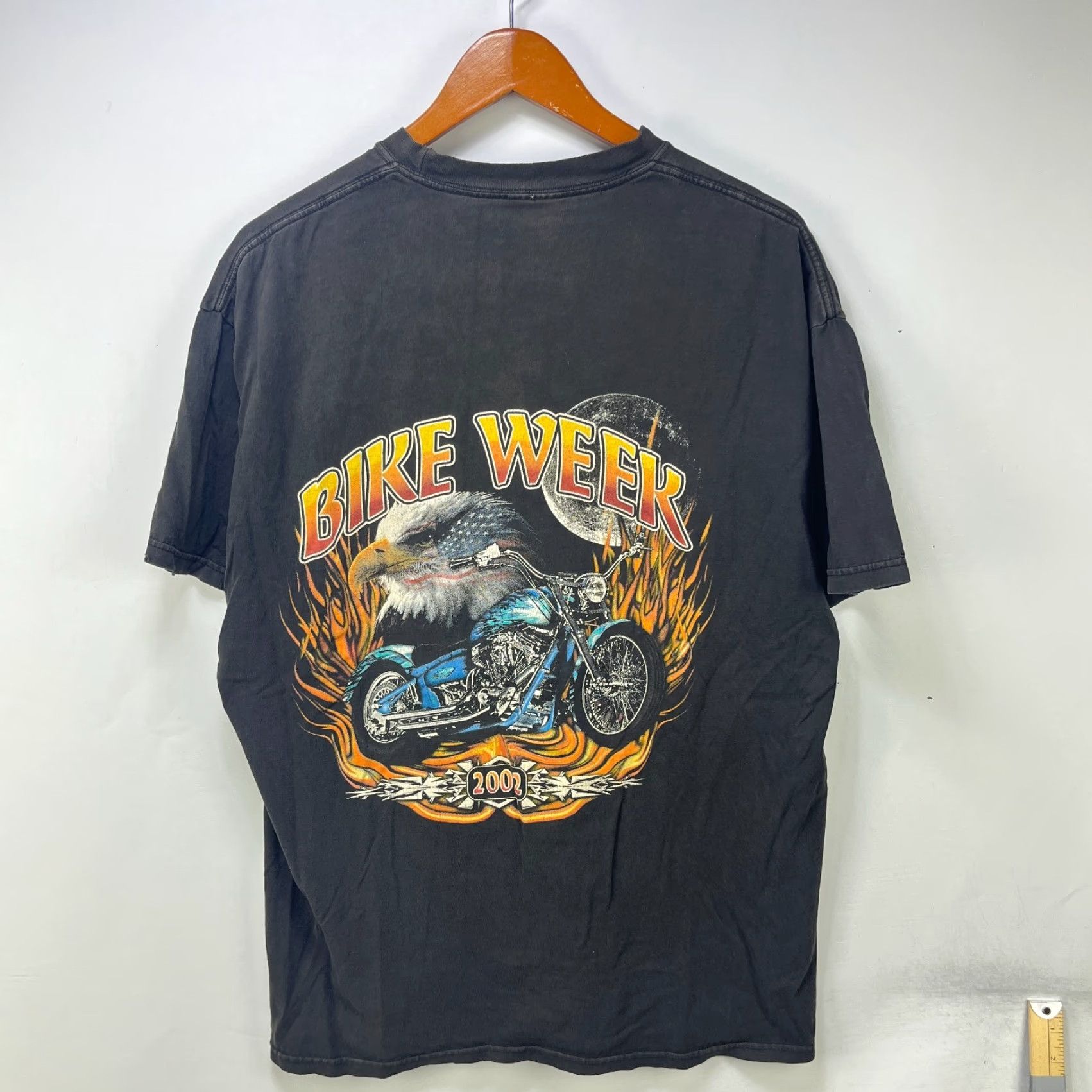 Harley Davidson VINTAGE Harley-Davidson T-Shirt XL Black Crew Neck Short Sleeve Graphic Print 2-Sided Mens Size US XL / EU 56 / 4 - 2 Thumbnail