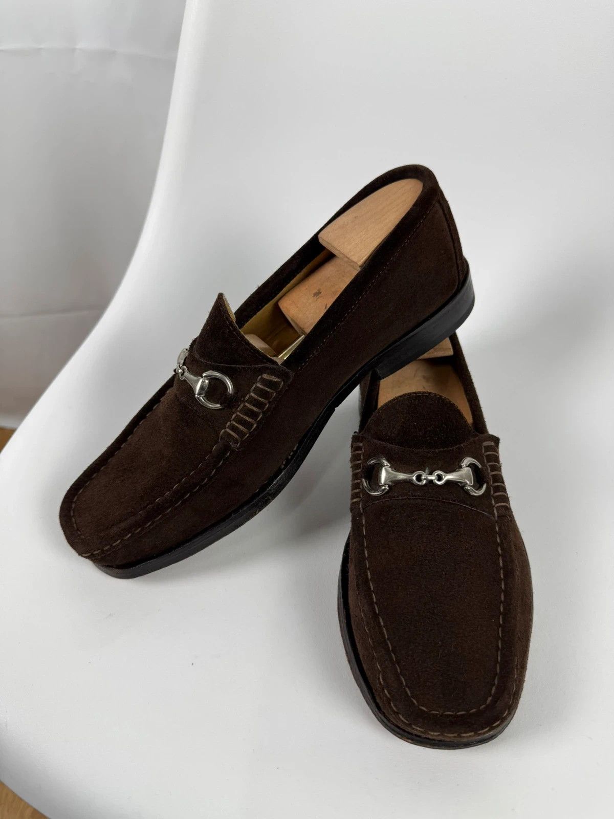 Loake Loake Suede Loafers Horsebit size 7 Size US 8 / EU 41 - 7 Thumbnail