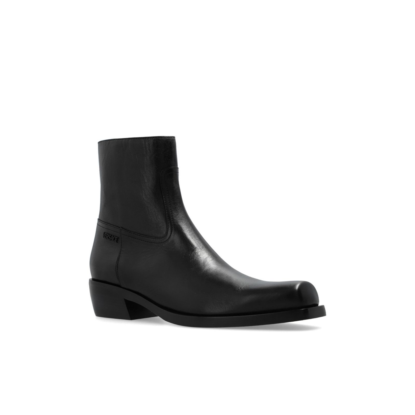 Versace VERSACE Black Heeled Ankle Boots New And Authentic (Men's si Size US 11 / EU 44 - 2 Thumbnail