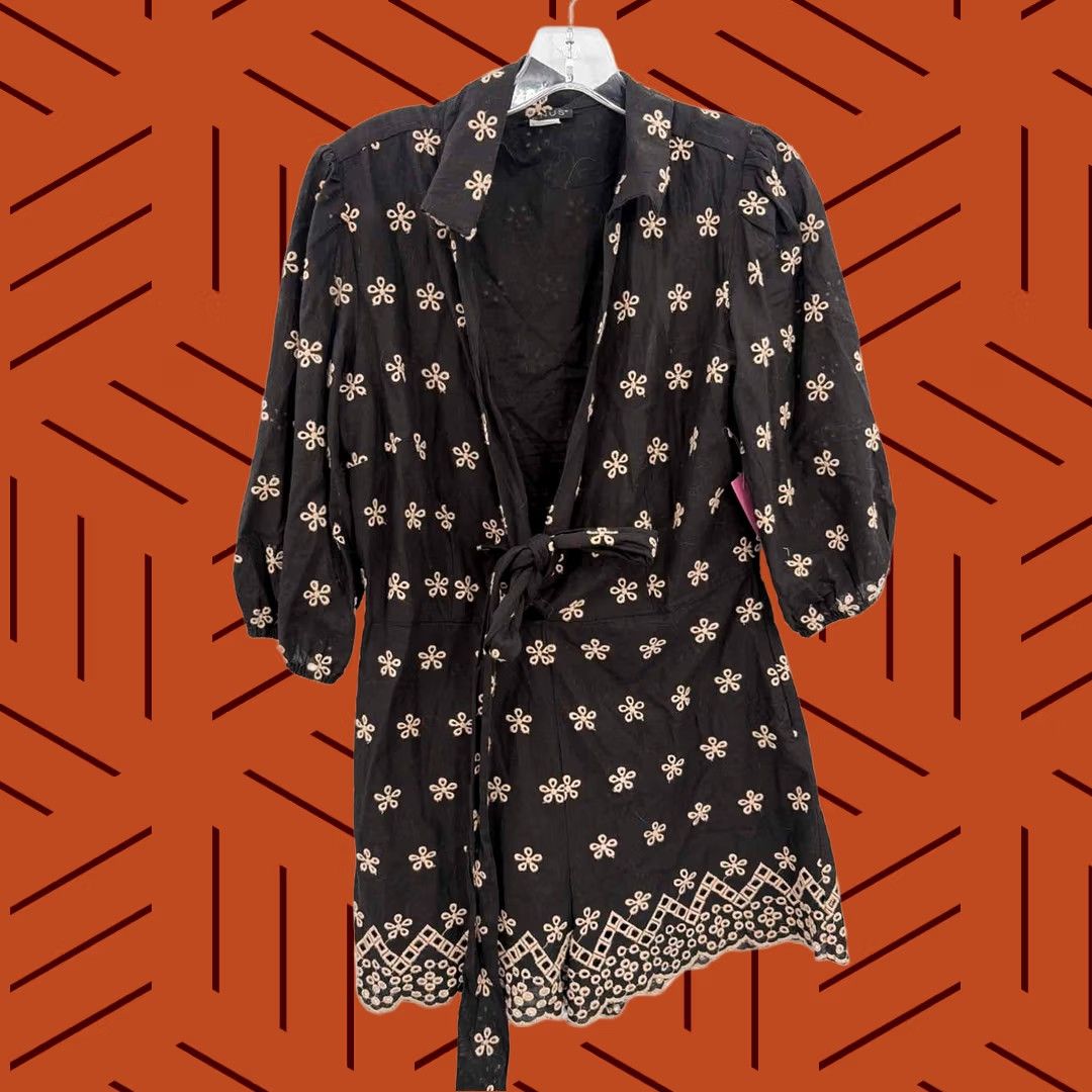 Venus Pre-Owned Venus Black Size 8 Long Sleeve Romper Size M / US 6-8 / IT 42-44 - 1 Thumbnail