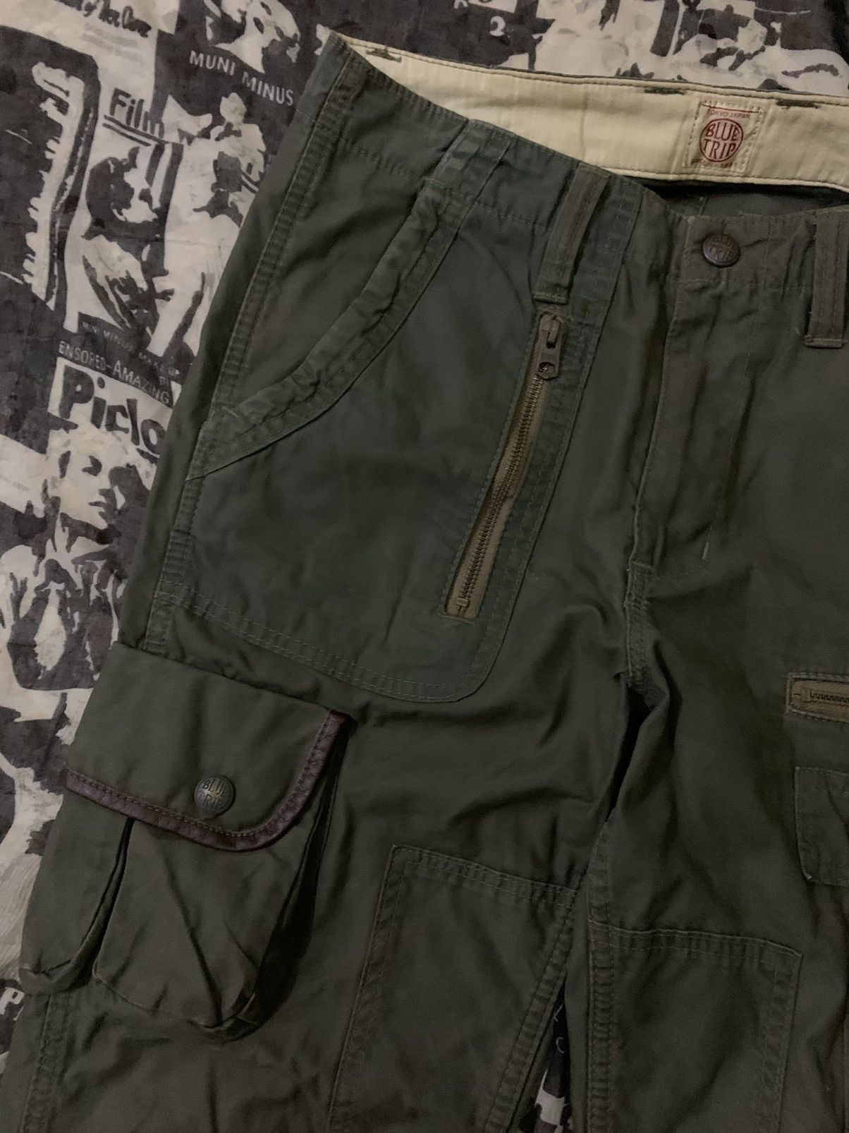 Edwin 💥Military Tokyo Japan Blue Trip Edwin 3D Pocket Pant Size US 32 / EU 48 - 5 Thumbnail