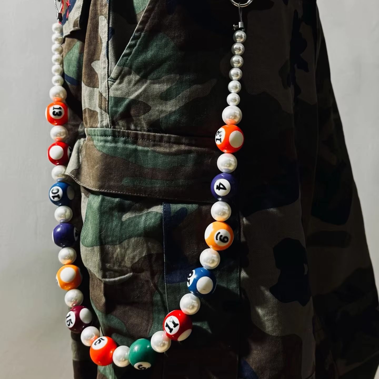 Jewelry Three in One Billiards Themed Accessory Size ONE SIZE - 1 Thumbnail