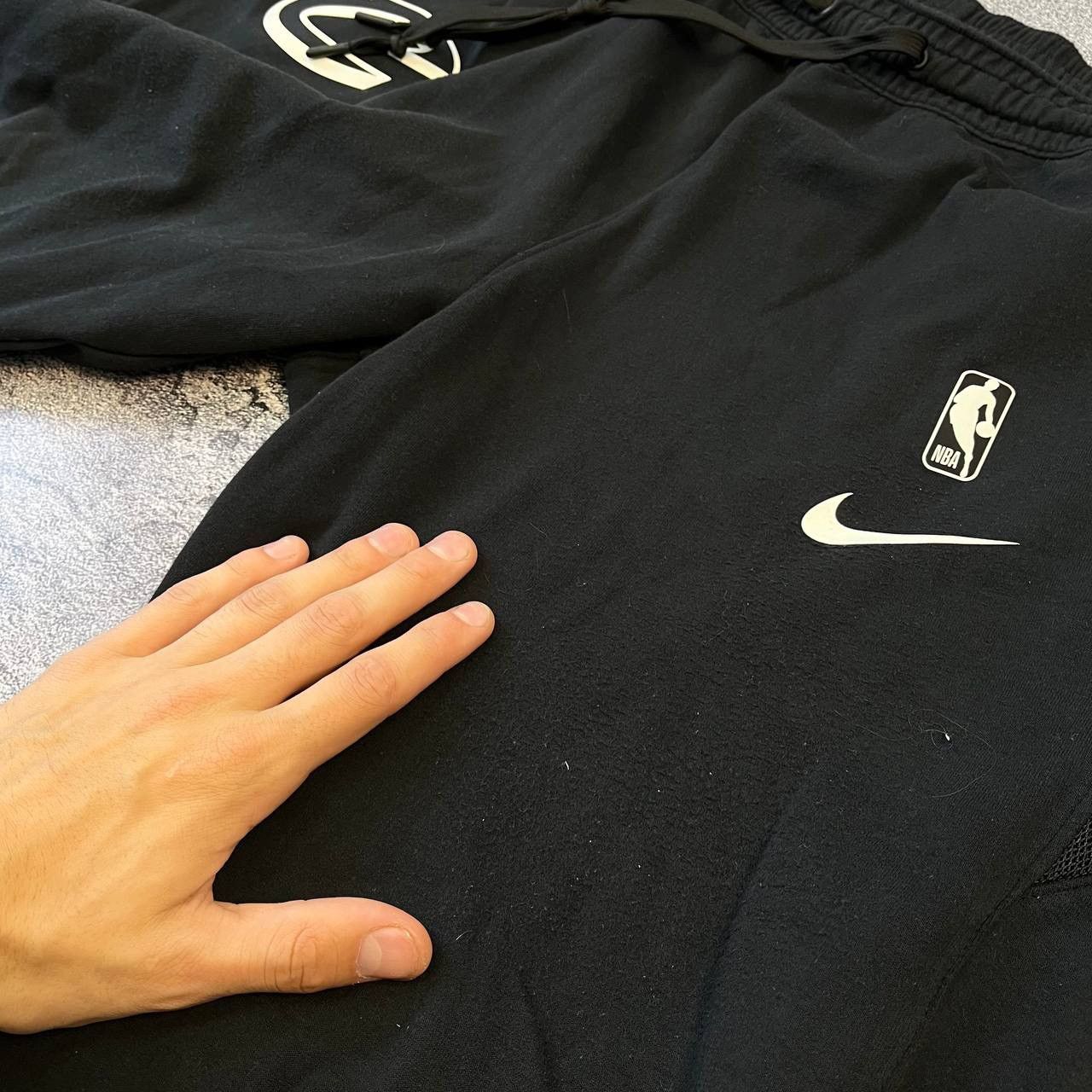 Nike × Vintage Vintage Nike Dri-Fir Black Nba Pants,Size XL Size US 34 / EU 50 - 2 Thumbnail