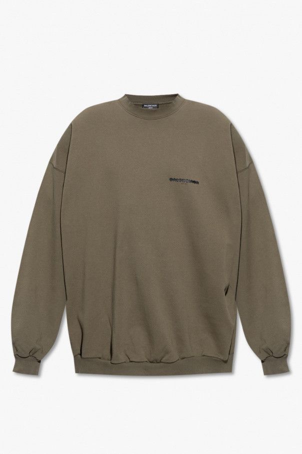 o1mt1gz0424 Strike 1917 Oversized Sweatshirt in Khaki