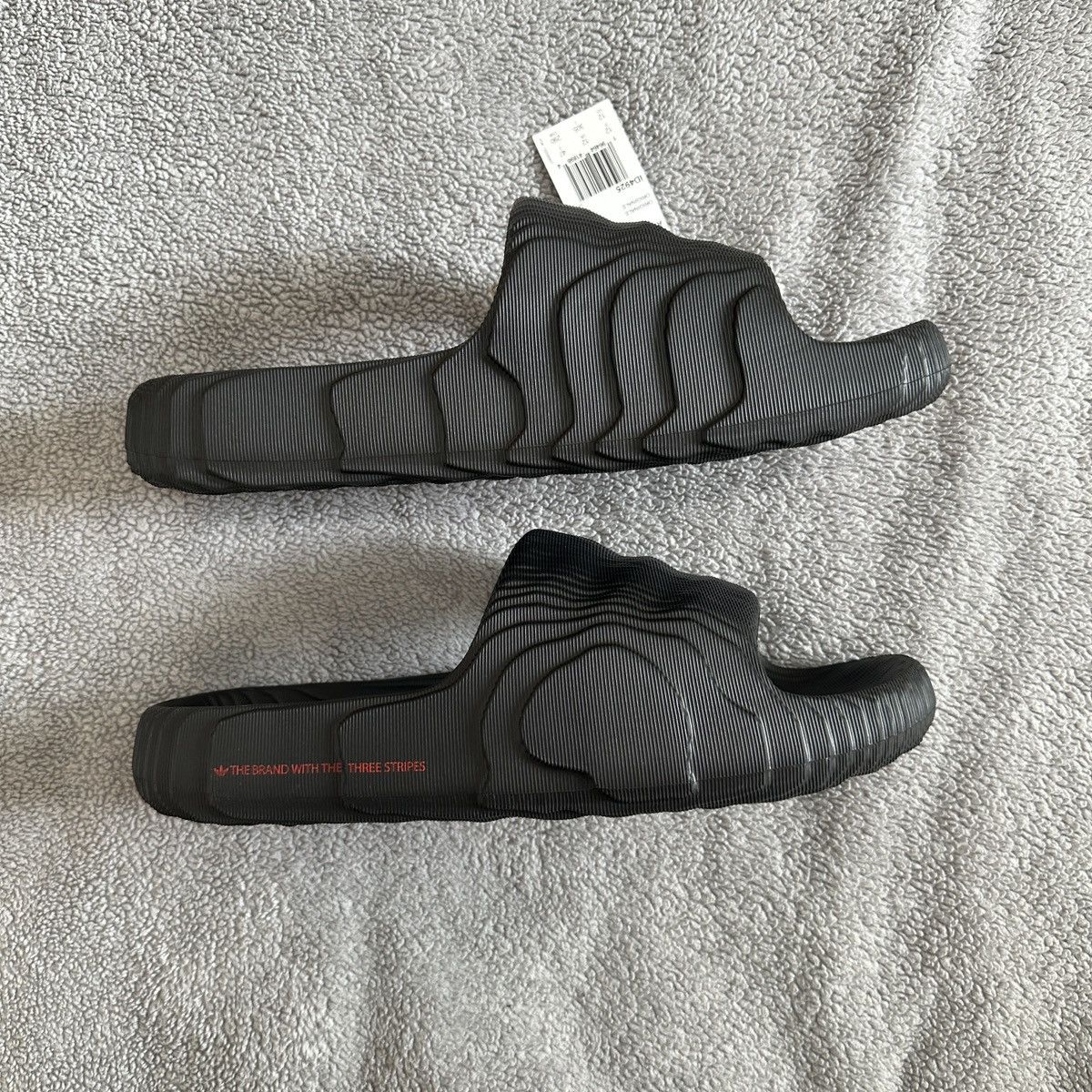 Adidas Adidas Adilette 22 black Size US 13 / EU 46 - 4 Thumbnail