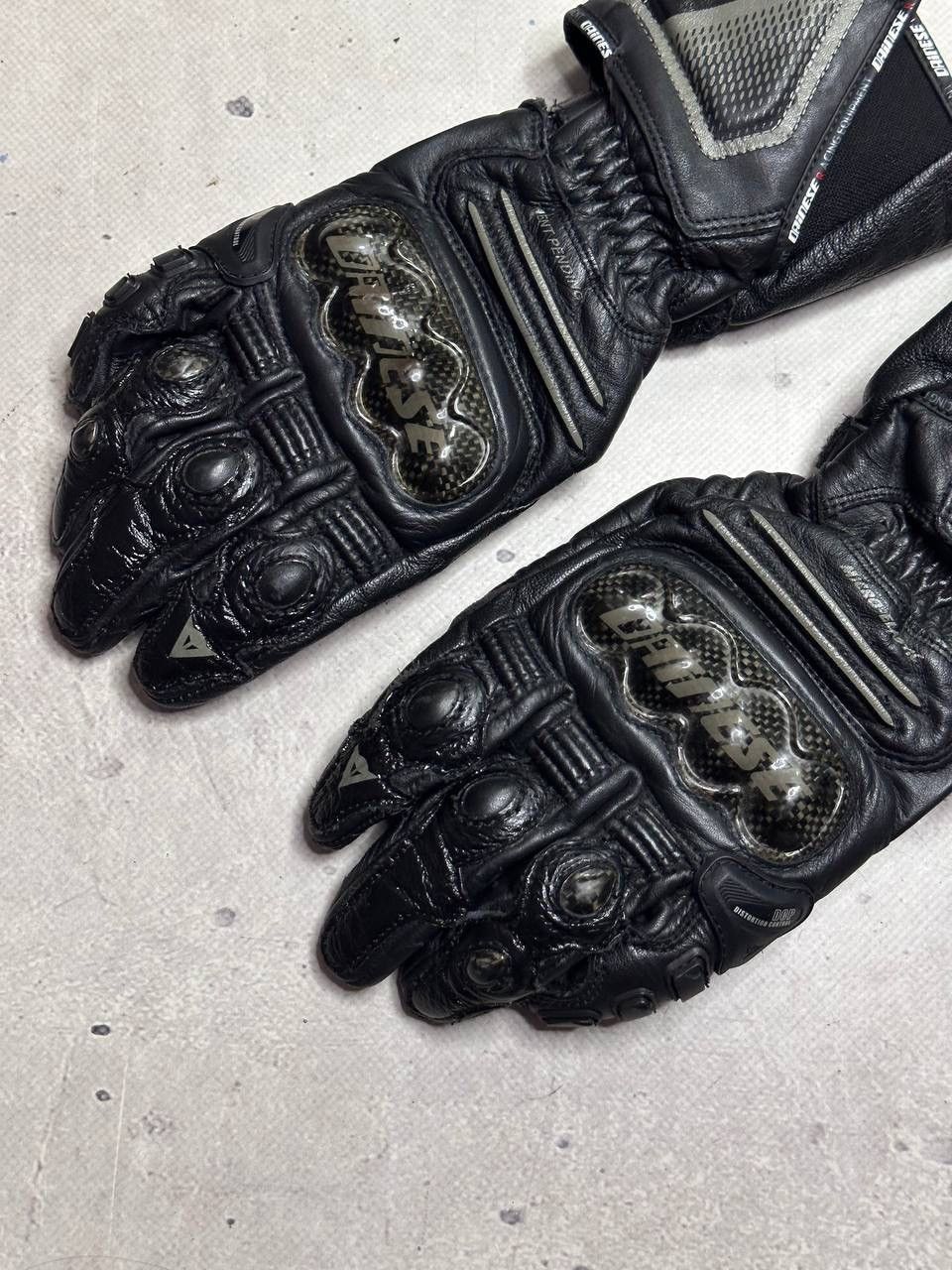 Dainese Dainese Carbon Cover Motorcycle Gloves Leather Black Racing Size ONE SIZE - 3 Thumbnail