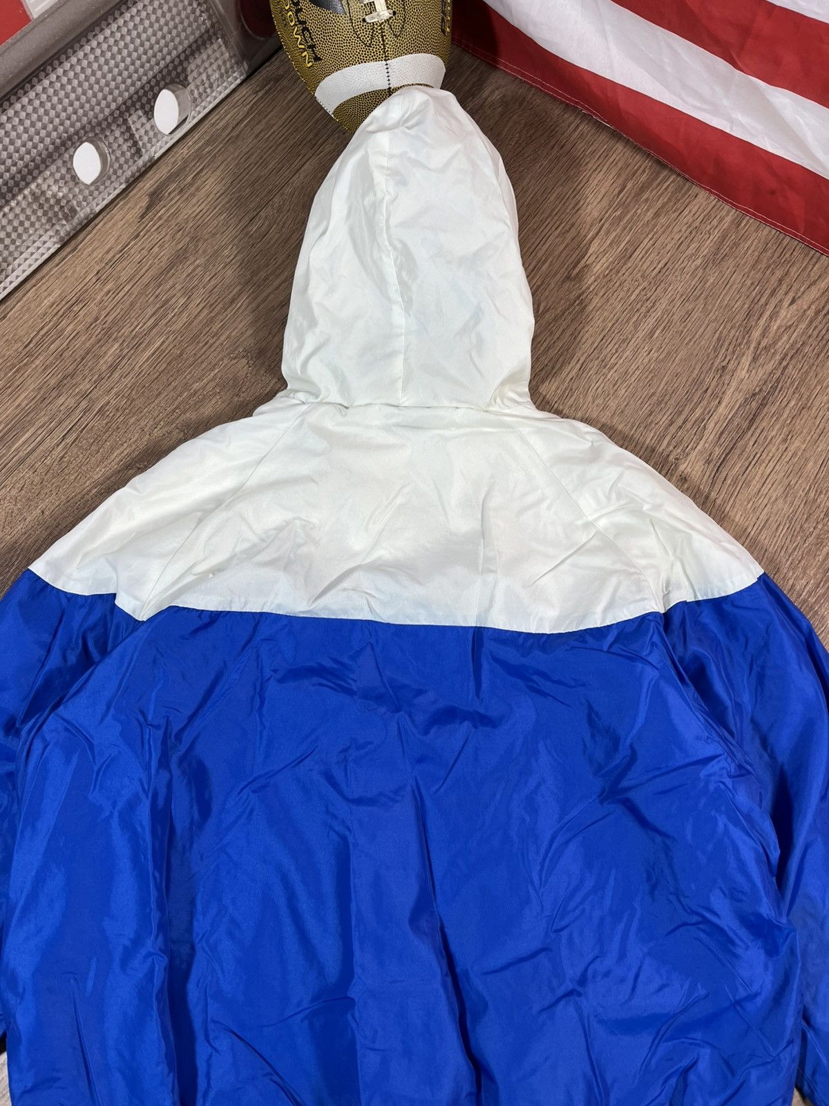 Nike Nike Vintage 80s Made On UK Very Rare Zip Jacket Size US XL / EU 56 / 4 - 19 Thumbnail