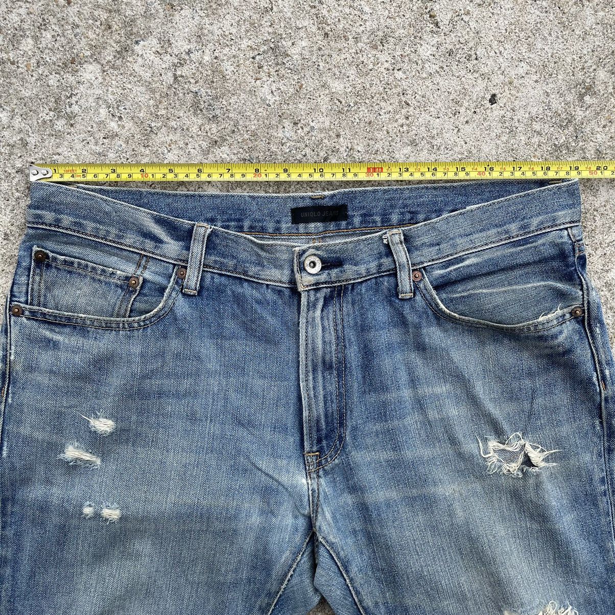 Japanese Brand × Jean × Uniqlo 🔥 Uniqlo Rusty Distressed Denim W30🔥 Size US 30 / EU 46 - 5 Thumbnail